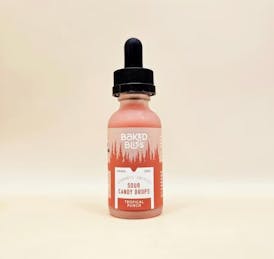 Baked Bliss: 600mg Tropical Punch Sour Candy Drops