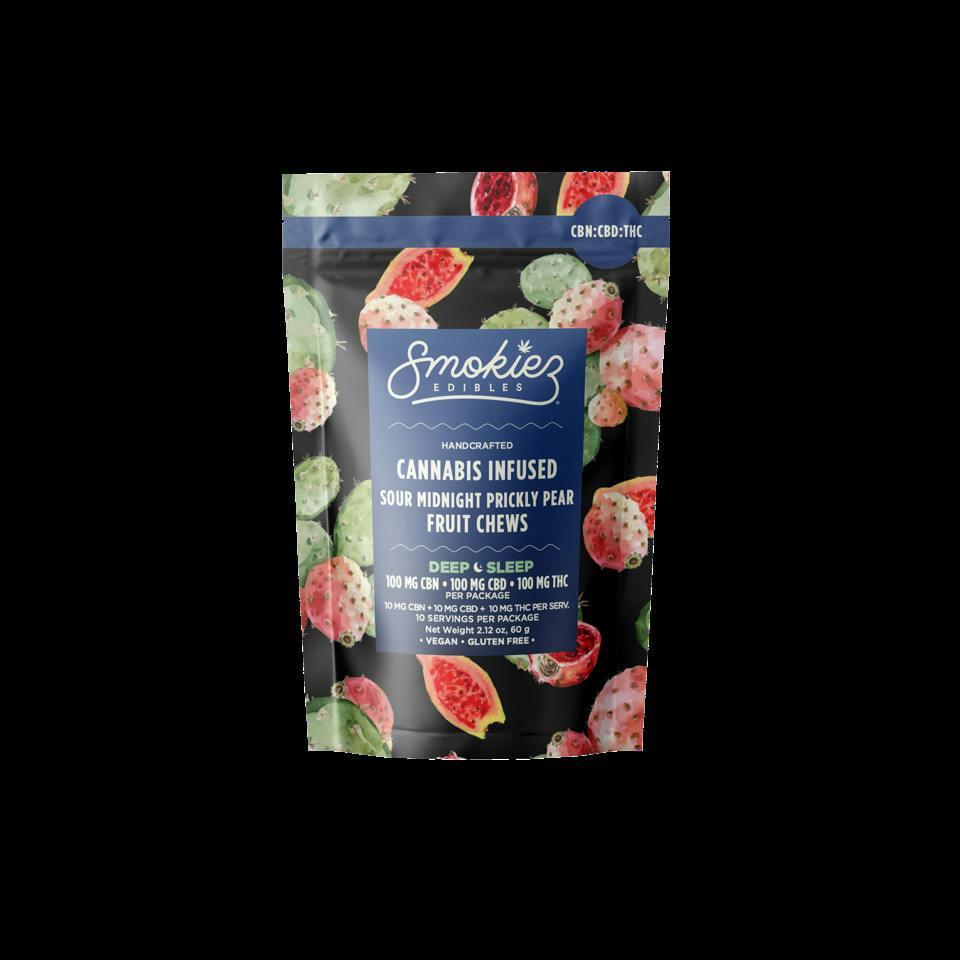 Sour Prickly Pear | CBN:CBD:THC Gummies | 100mg (10pcs)