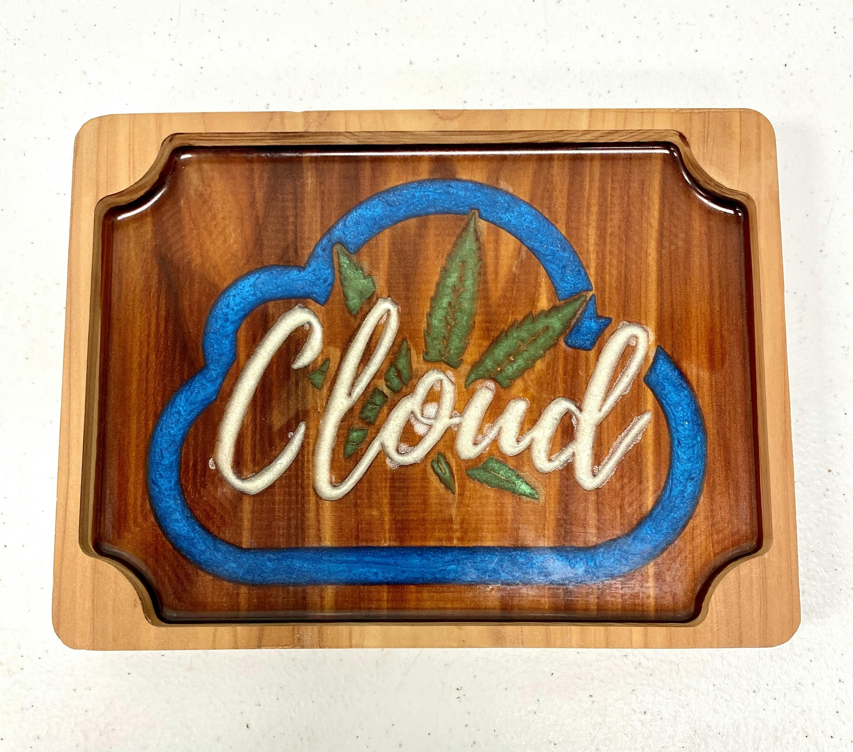 Wood Rolling Tray Small