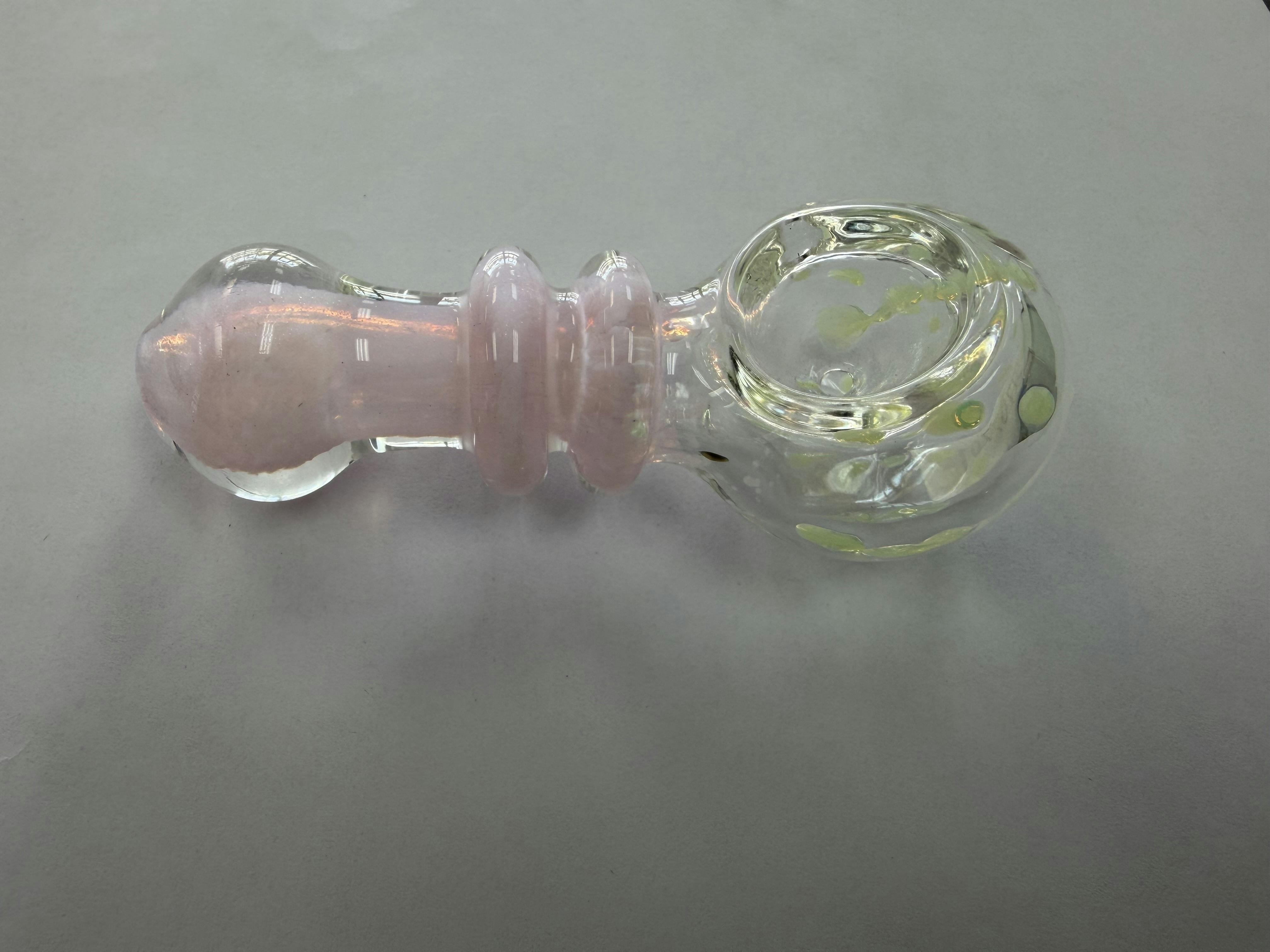 (#4) 3.5 in. Glow Green/Pink Pipe