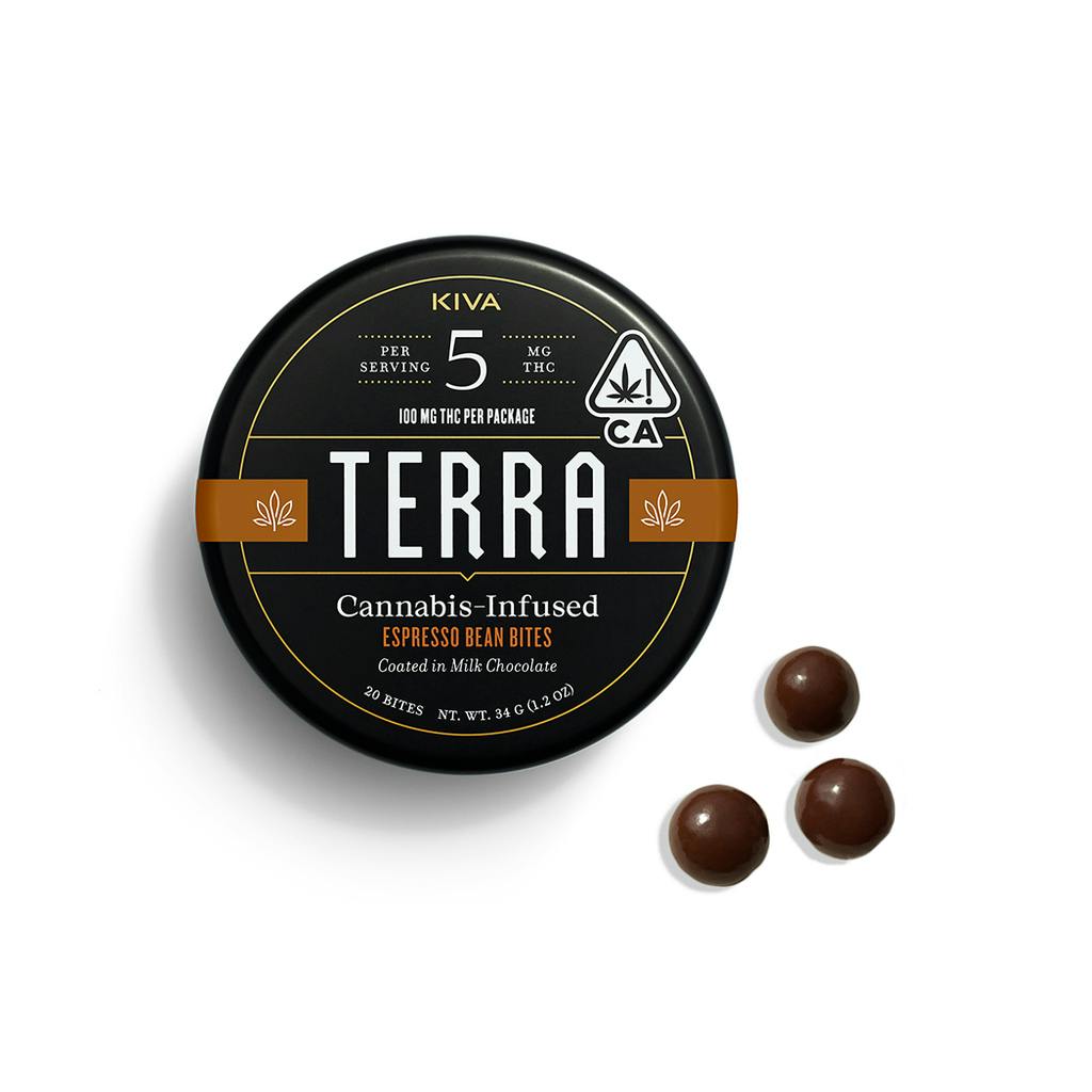 Kiva Confections — Terra Dark Espresso Beans Bites