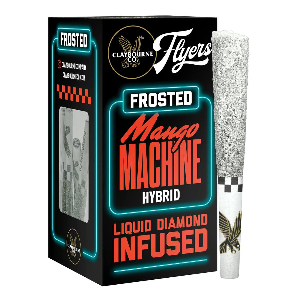 Claybourne Co. Mango Machine Diamond Infused Flyers 5-Pack 2.5g