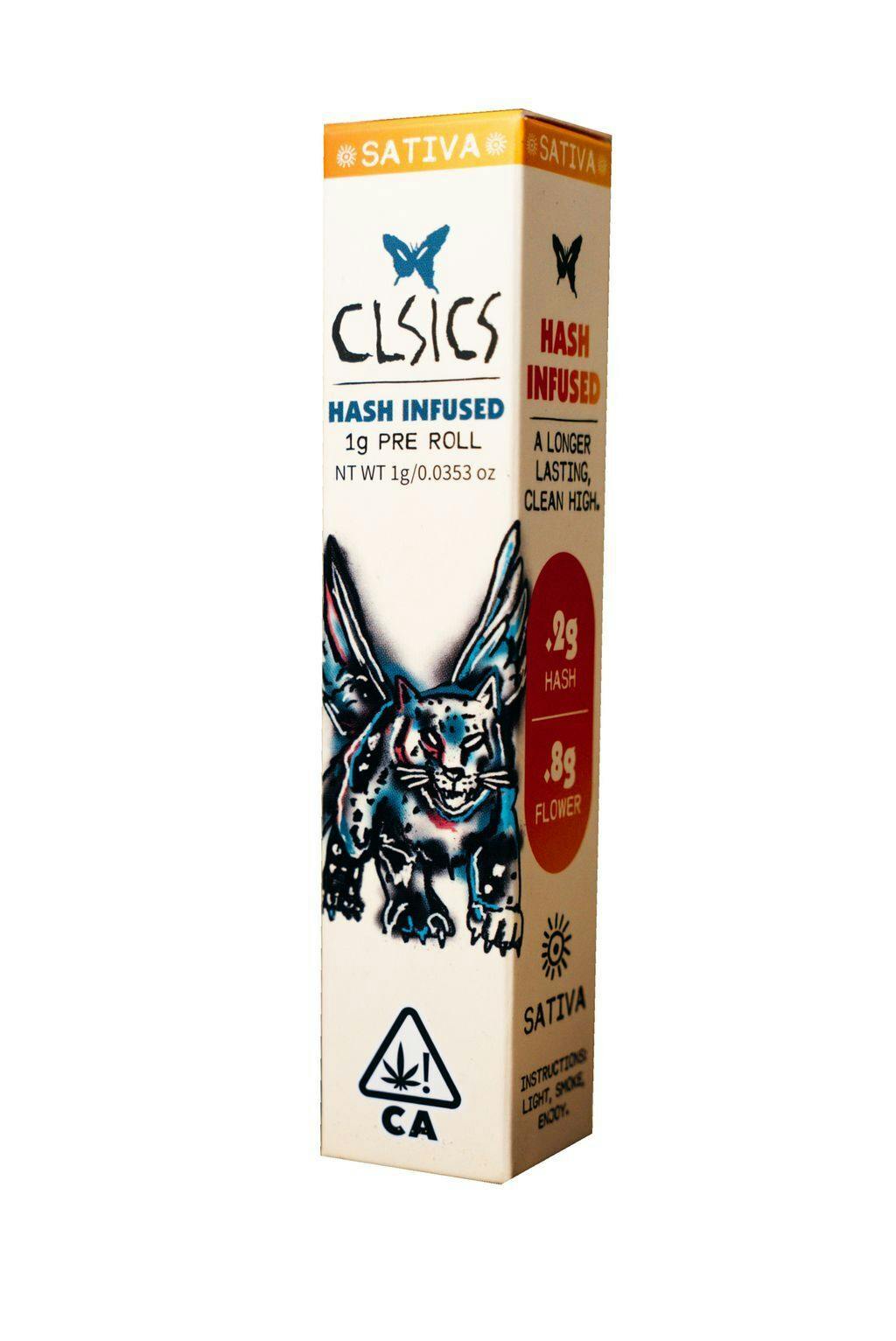 CLSICS Clockwork Lemon — CLSICS Clockwork Lemon Hash Infused 1g