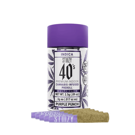 STIIIZY Purple Punch Infused 5-Pack 2.5g cannabis product