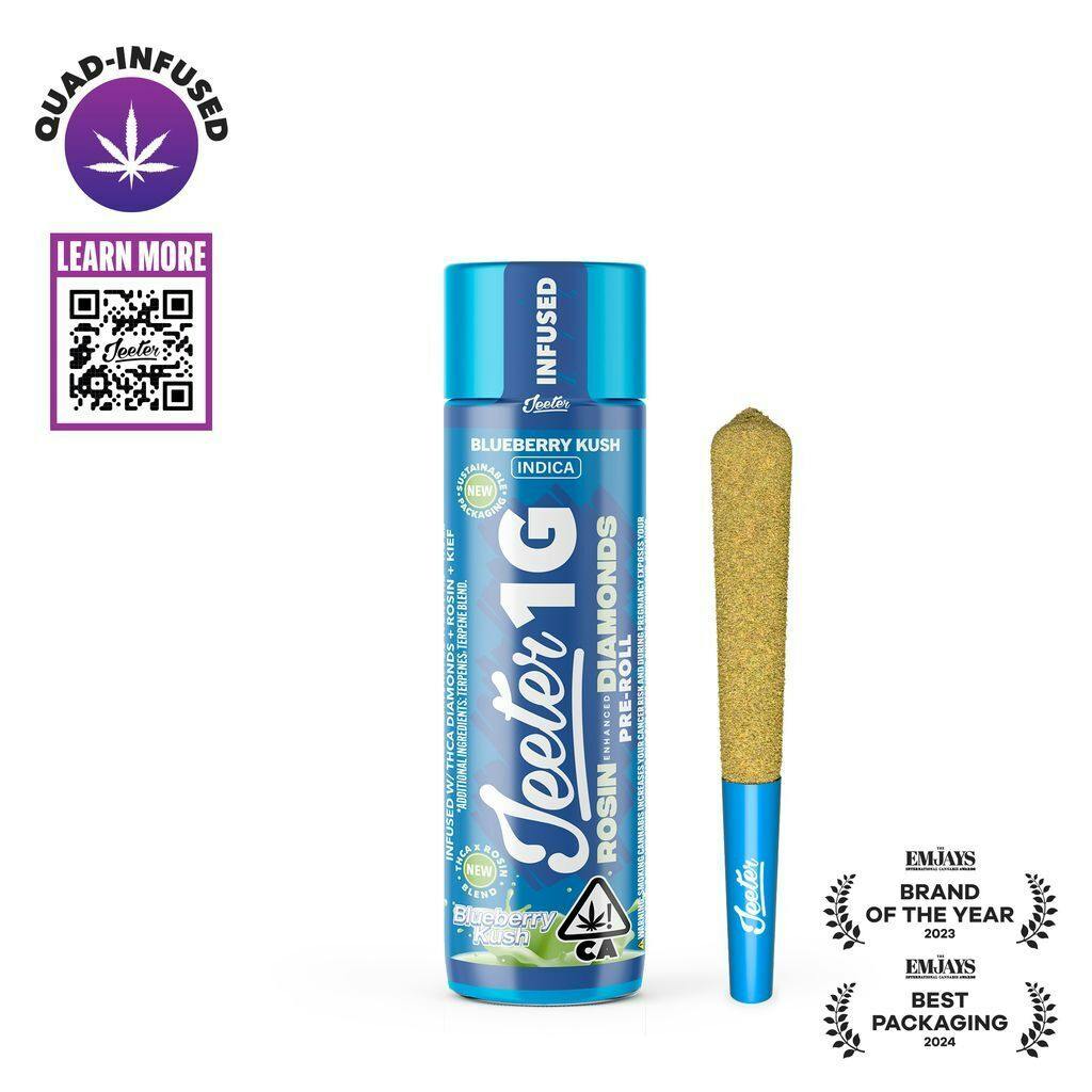 Jeeter Blueberry Kush Infused 1 g