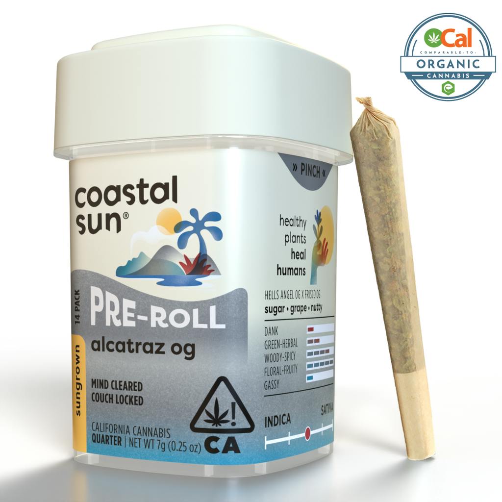 Coastal Sun Alcatraz OG - 0.5g Pre-roll 7g 7g
