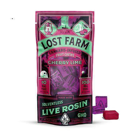 Cherry Lime 'GMO' Live Rosin Chews | 100mg | 10ct | 10mg/ea