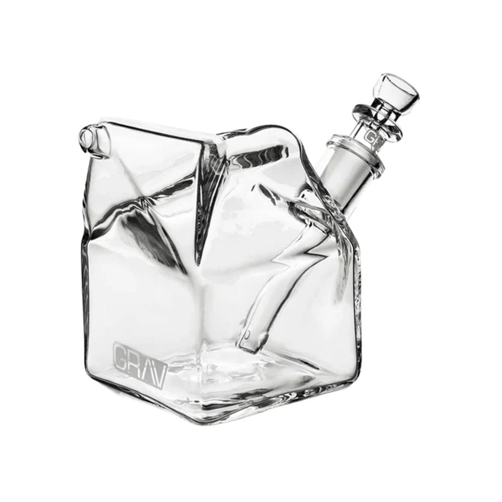 CLEAR MILK CARTON BUBBLER - GRAV