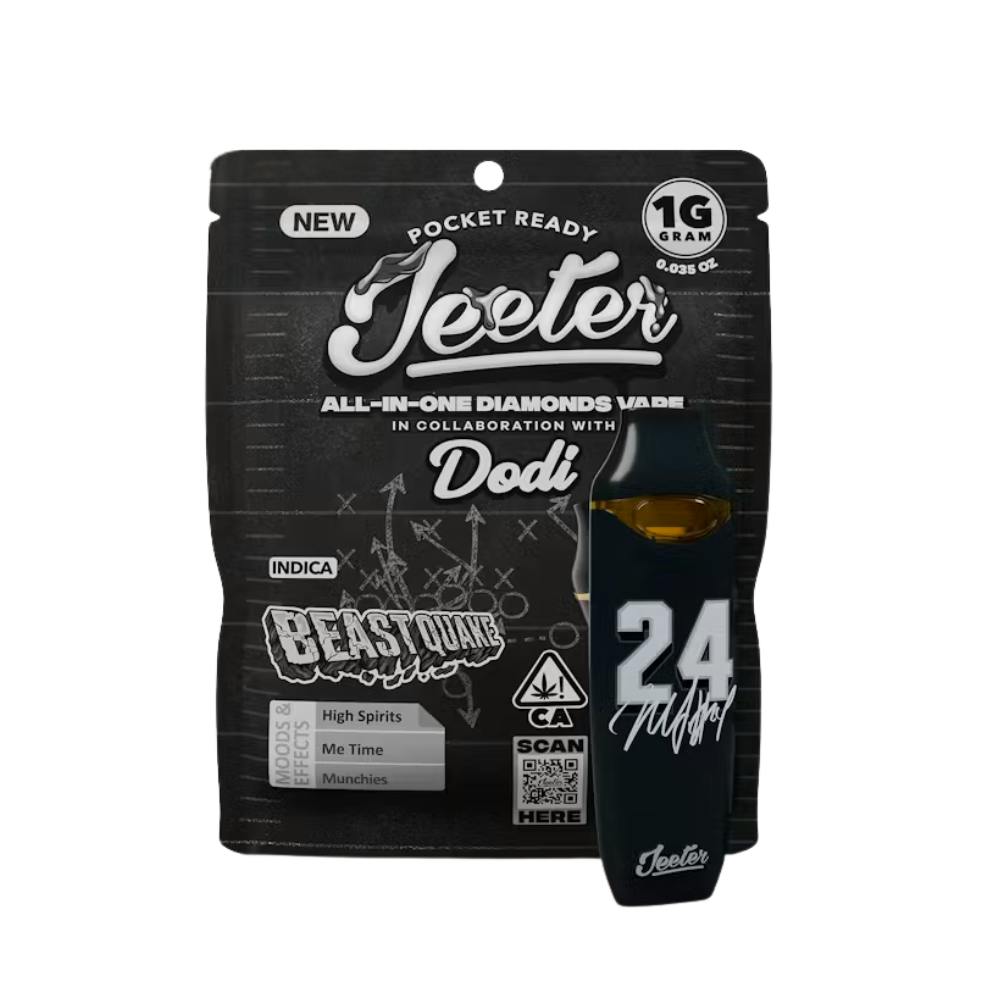 HIGHSMAN - BEAST QUAKE ALL-IN-ONE DIAMOND DISPOSABLE 1G - JEETER