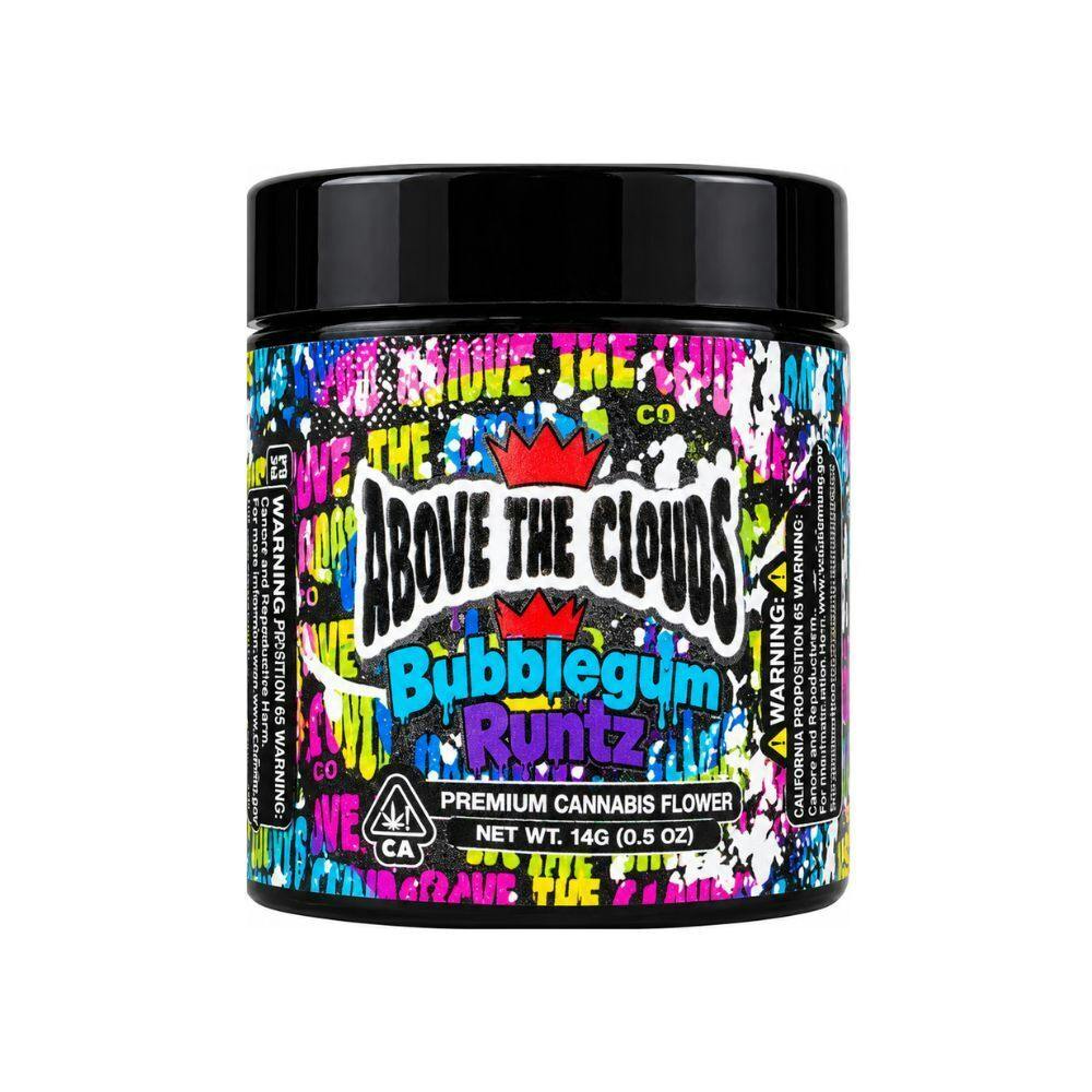 BUBBLEGUM RUNTZ JAR 14G - ABOVE THE CLOUDS