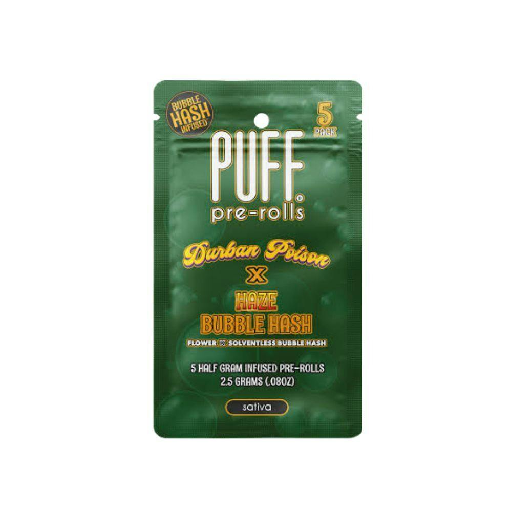 DURBAN POISON X HAZE BUBBLE HASH (5PK) - PUFF