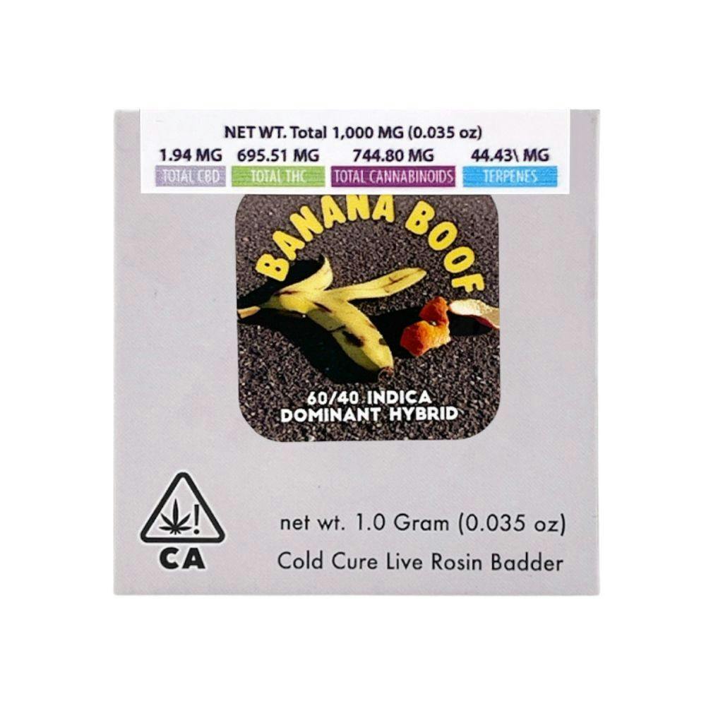 BANANA BOOF LIVE ROSIN 1G - TRICHOME MINERS