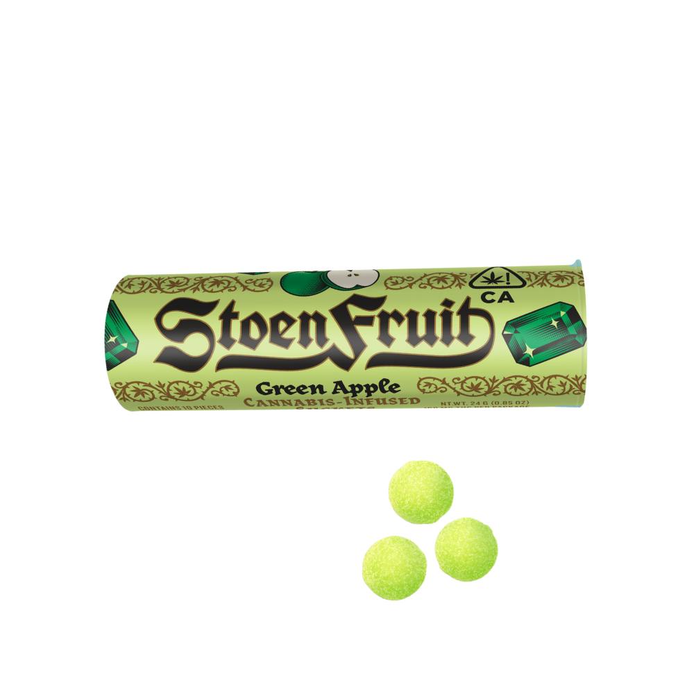 GREEN APPLE HARD SUCKETS 100MG - STOEN FRUIT