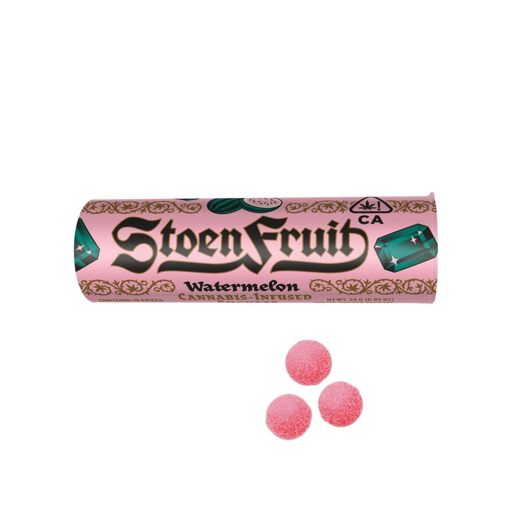 WATERMELON HARD SUCKETS 100MG - STOEN FRUIT