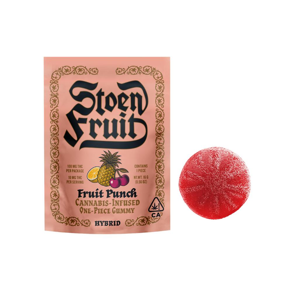 SINGLE - FRUIT PUNCH GUMMY 100MG - STOEN FRUIT