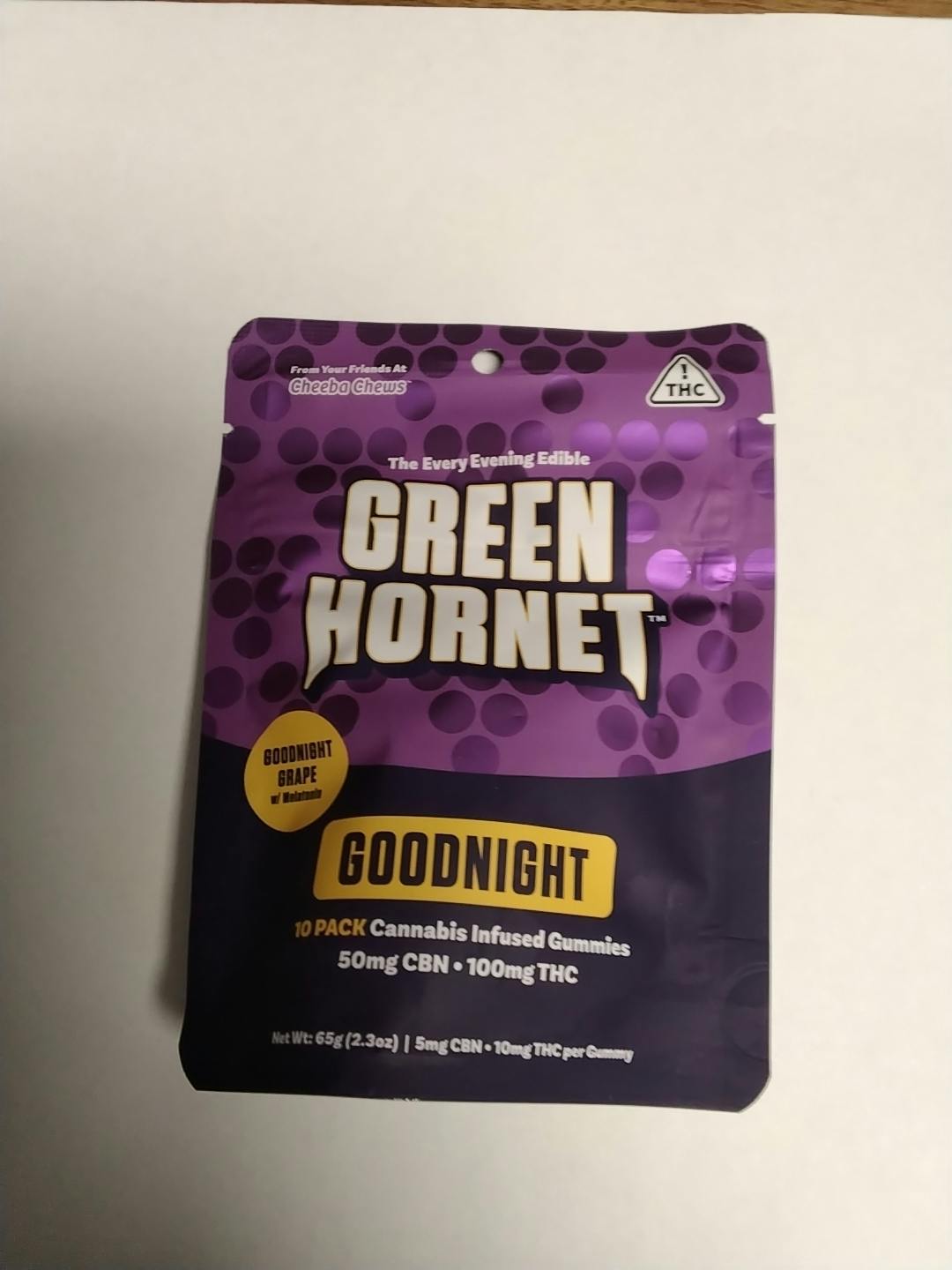 Green Hornet Goodnight Grape 100mg