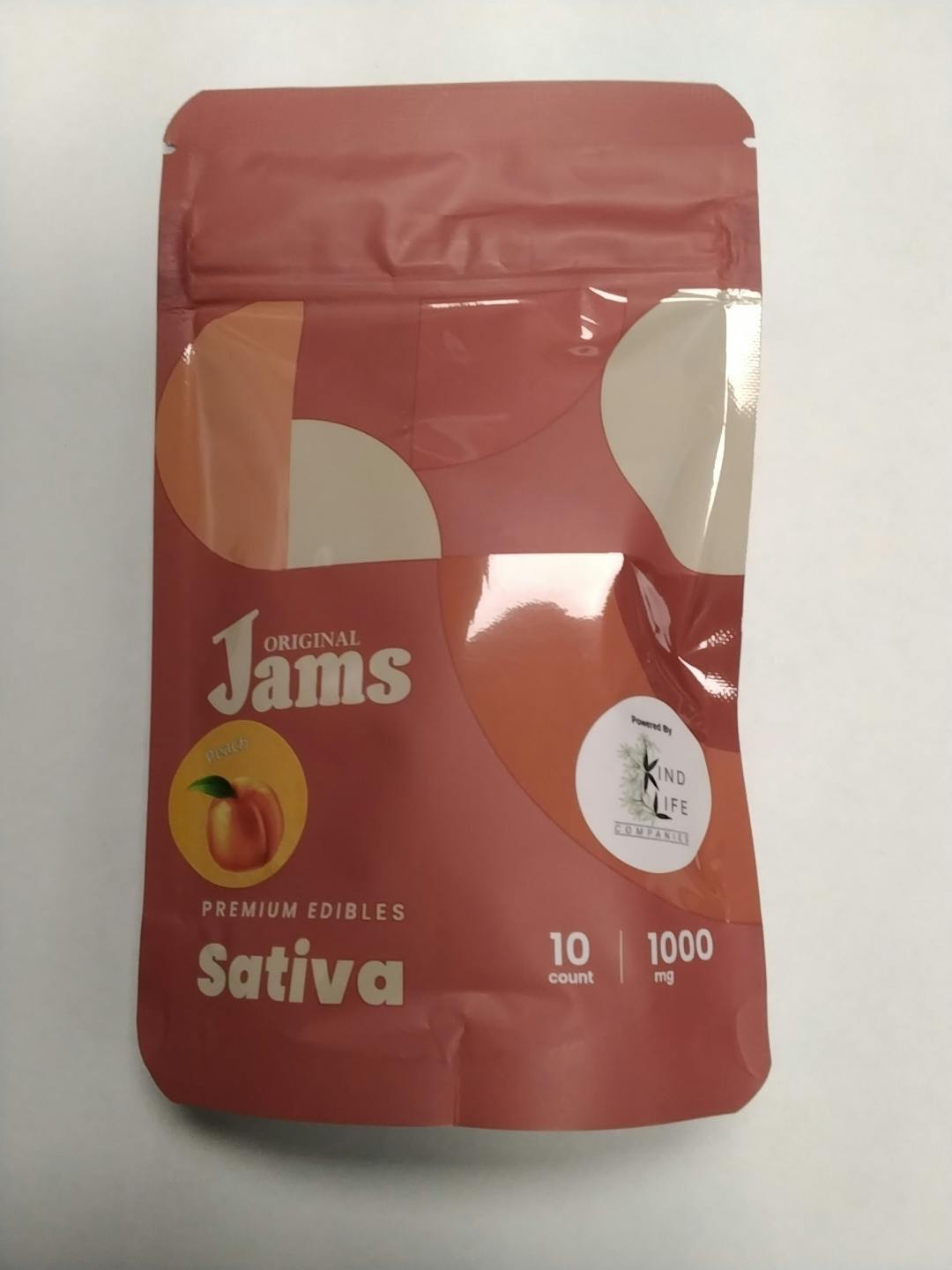Peach 100mg 10ct Jams (1000mg) - Noble Labs - Sativa