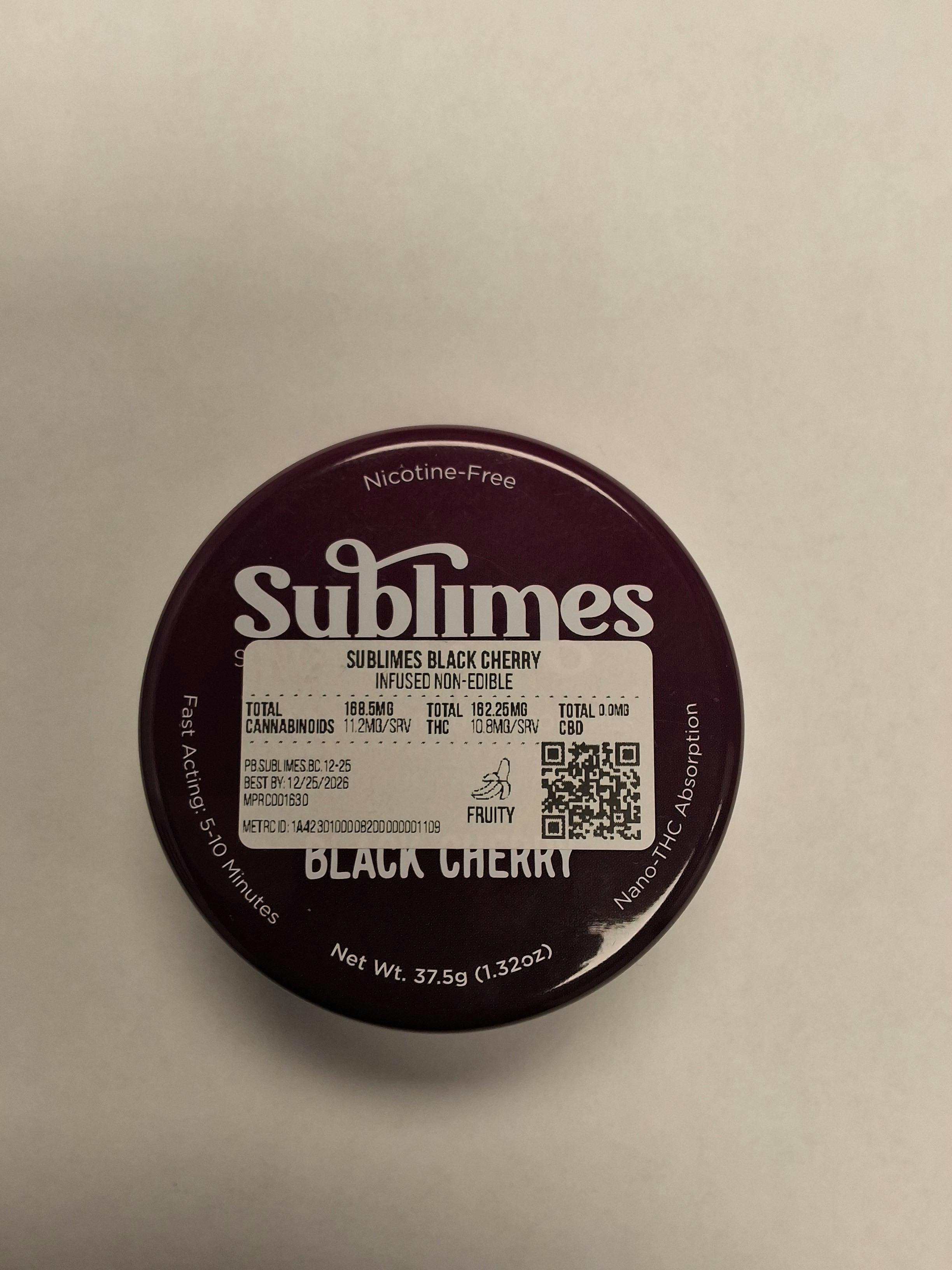 Sublimes | Black Cherry | 150mg