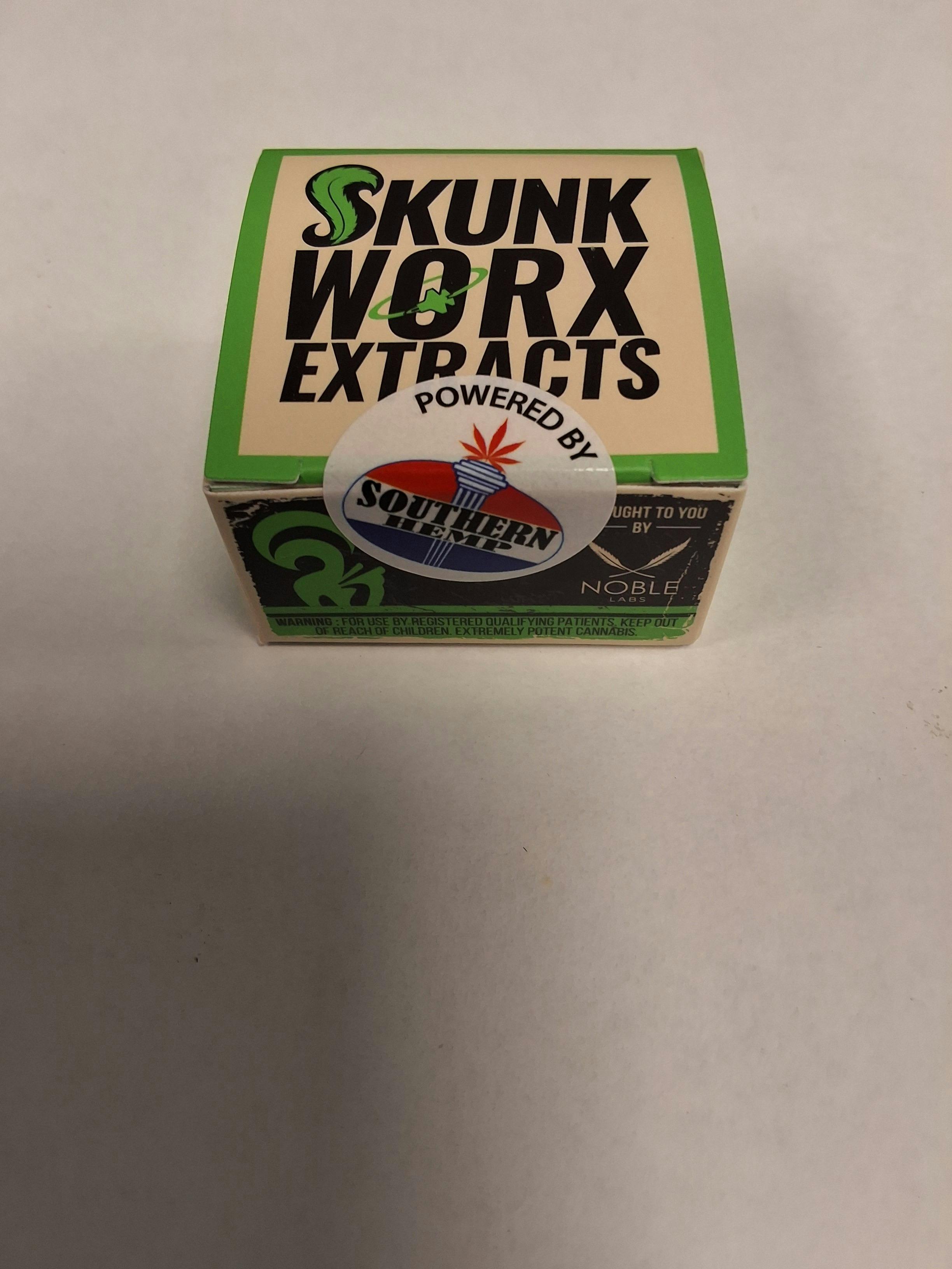 LIVE RESIN - Blueberry Muffins 1G 59%THC 9.5%TERP - SKUNK WORX