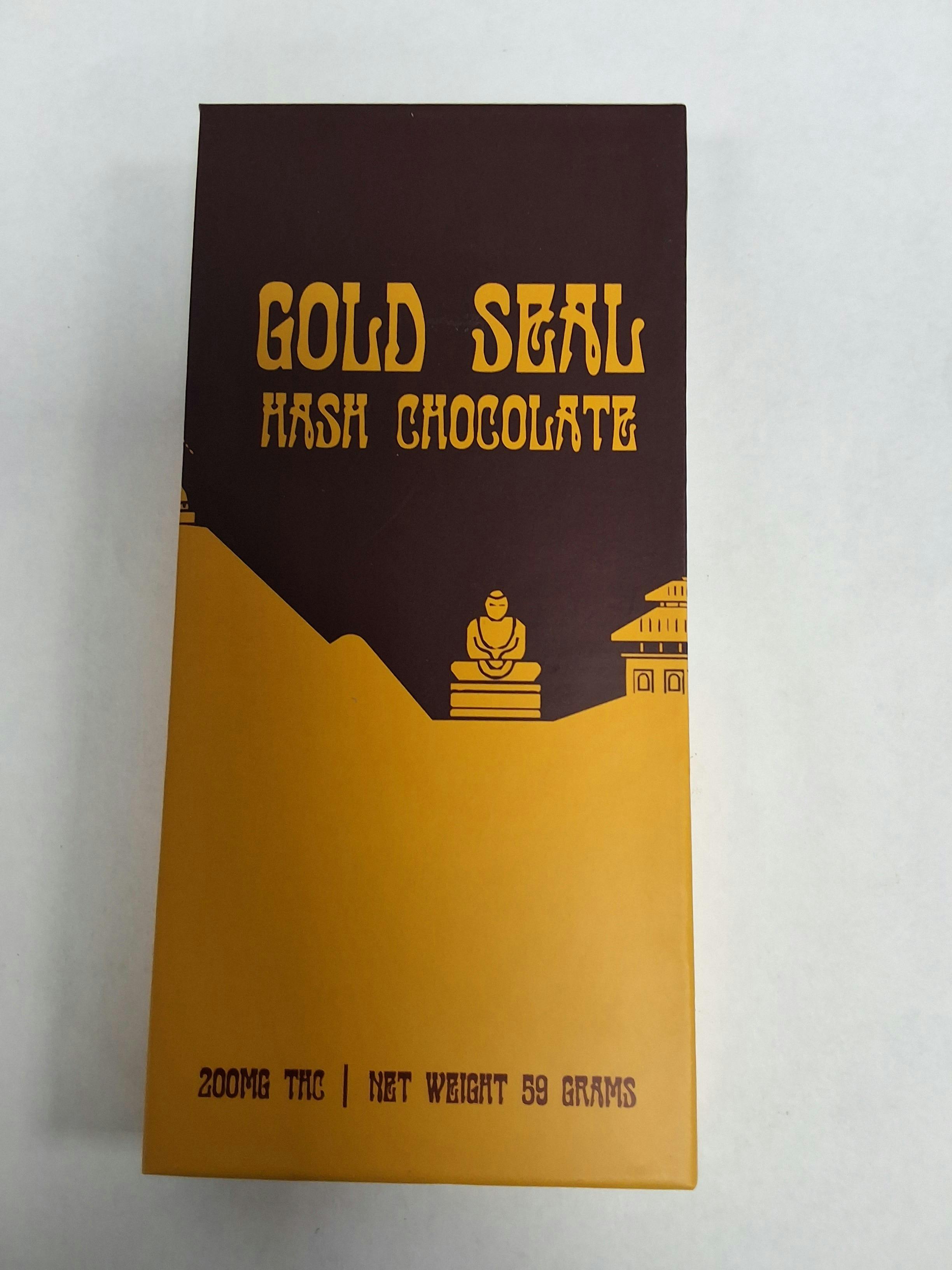Gold Seal Hash Chocolate - Dark Chocolate - 200mg 11.25