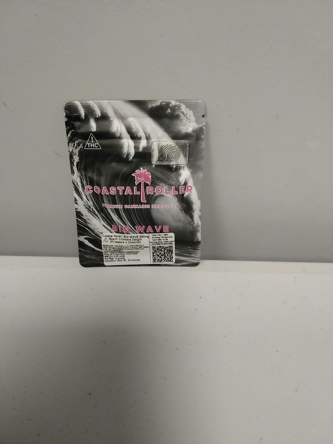 Coastal Roller - Big Wave Gummy - 250mg - Beach Combers Delight