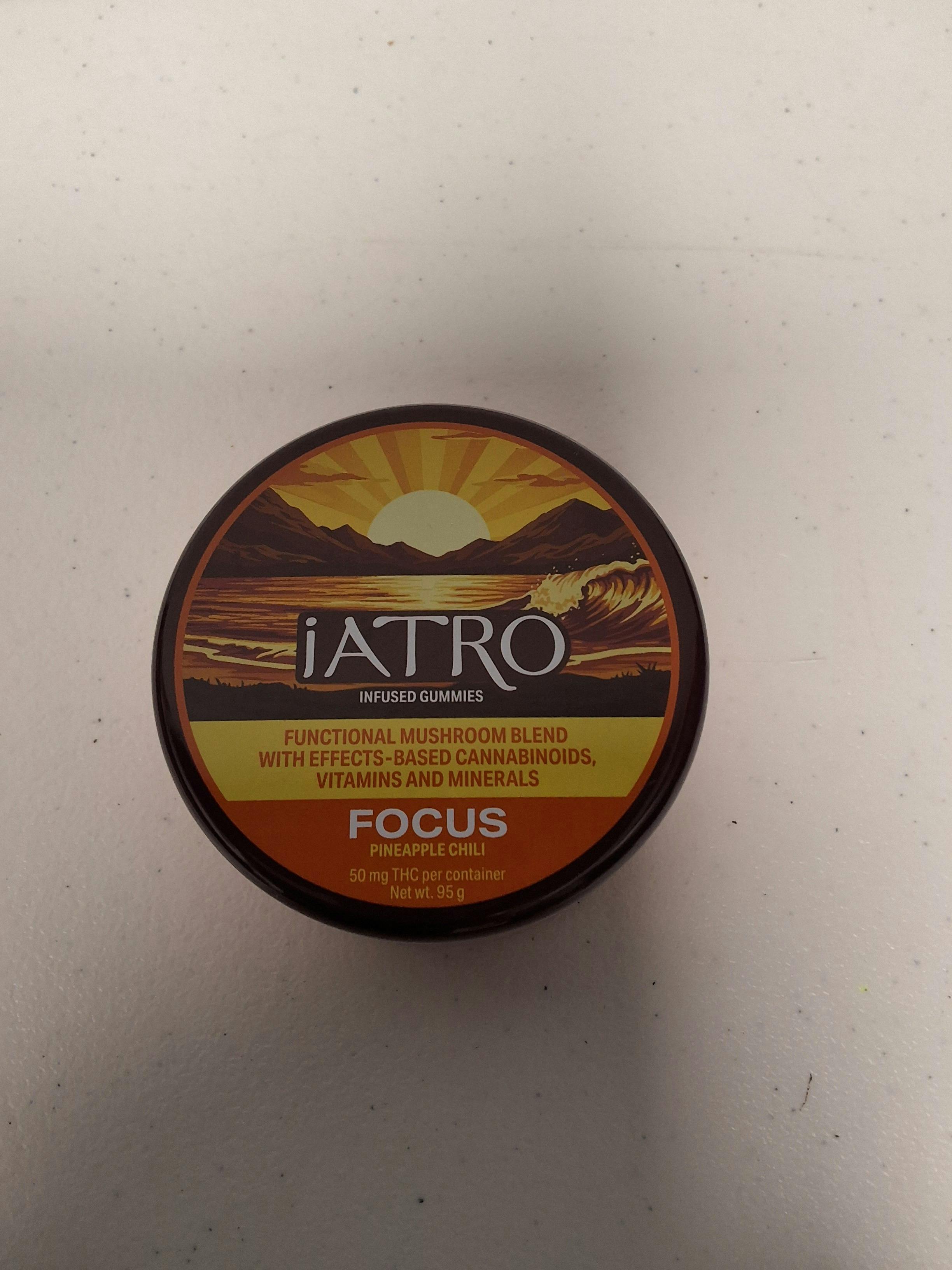 iATRO Pineapple Chili Focus 2:1:1 50mg 20 Pack - STASH HOUSE