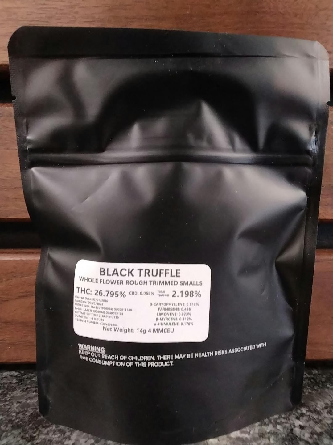 BLACK TRUFFLE 14G 26.12%THC 3.12%TERP - GRUV -