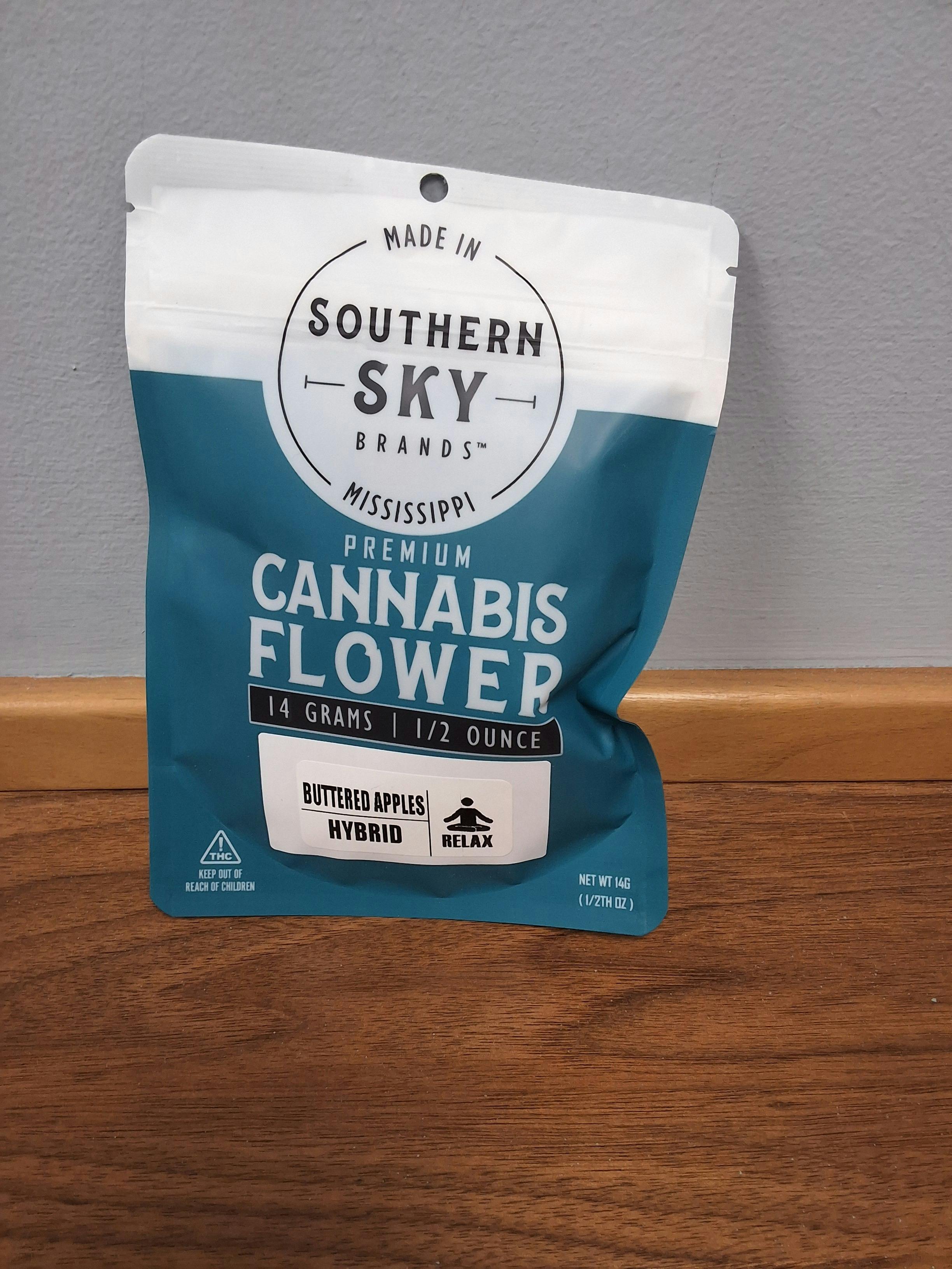 Buttered Apples 14G 24.8%THC 1.34%TERP - SOUTHERN SKY - HYBRID