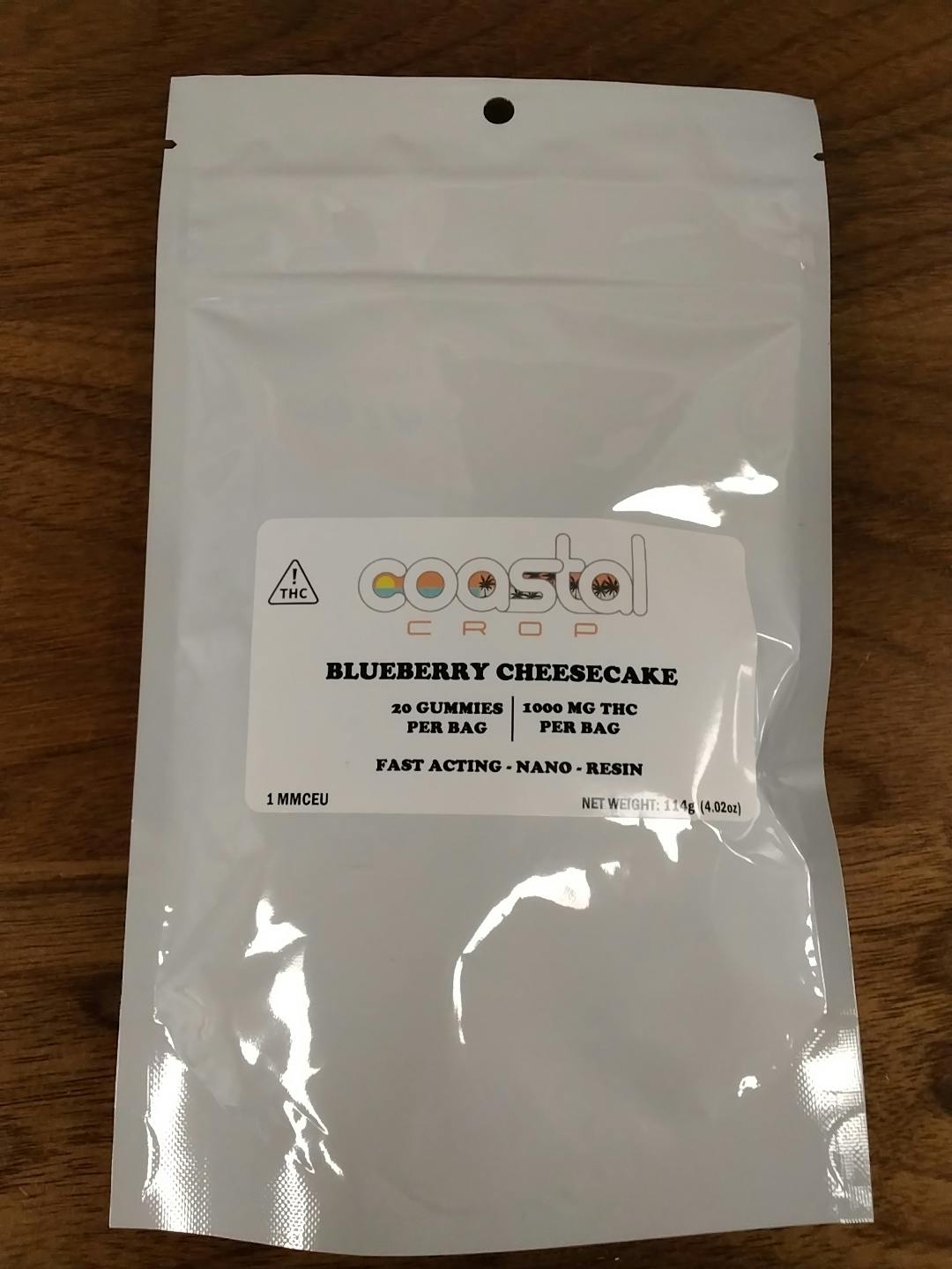 Blueberry Cheesecake Gummies 20ct 1000mg