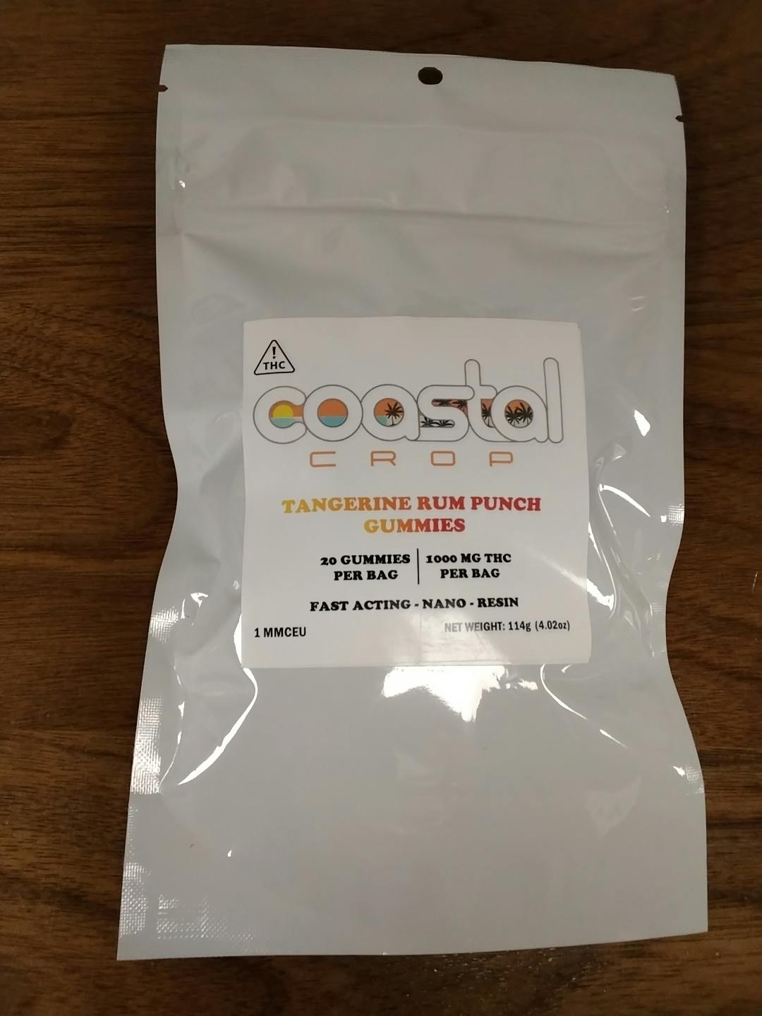 Tangerine Rum Punch 20ct 1000mg