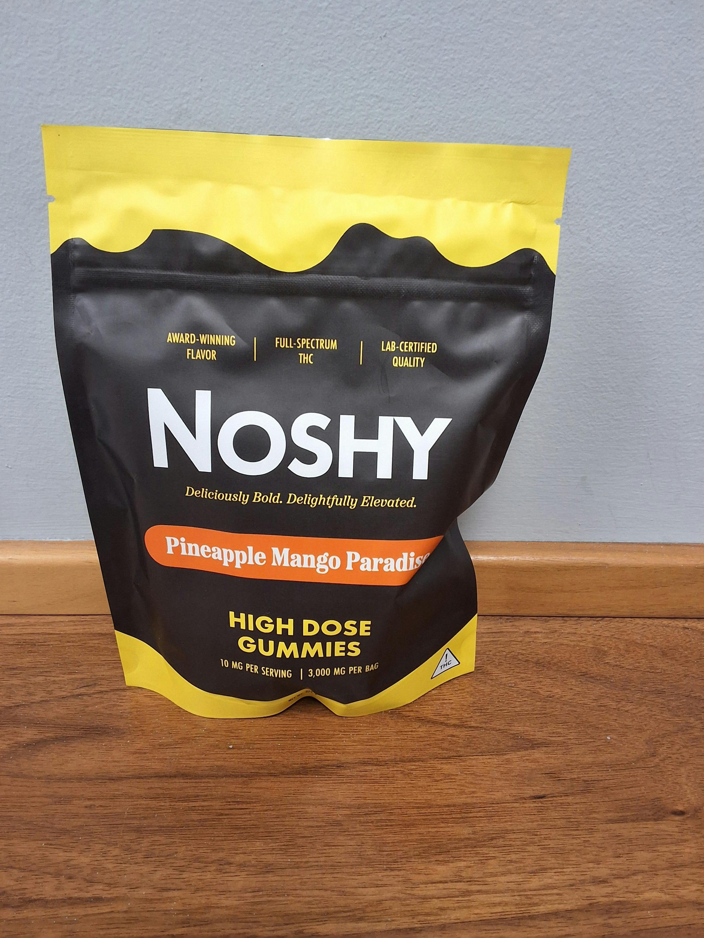 Noshy Pineapple Mango Paradise High Dose 3000mg 60 pack - 50MG PER DOSE