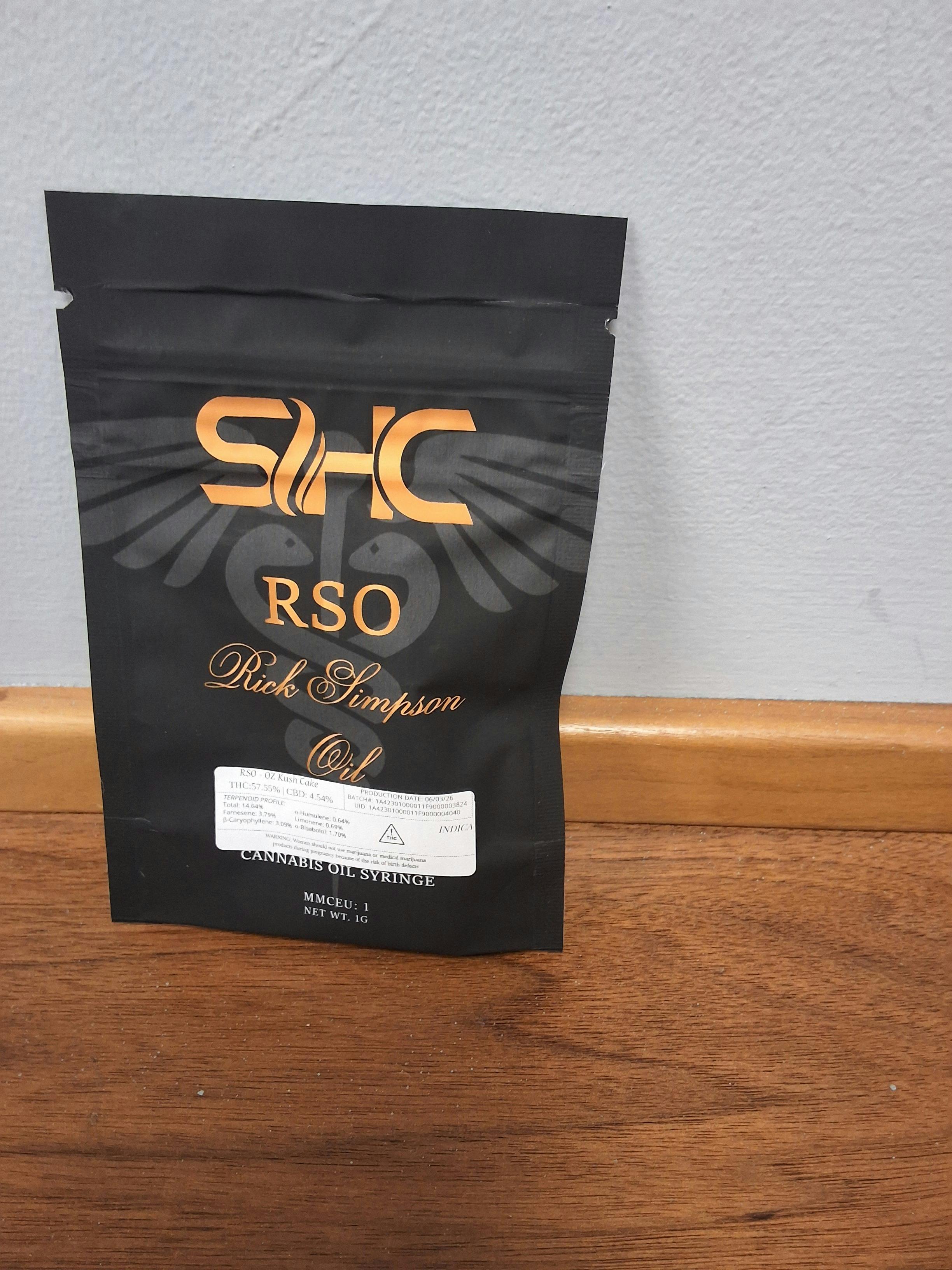 RSO - OZ Kush Cake 57%THC 14%TERP - SHC - INDICA