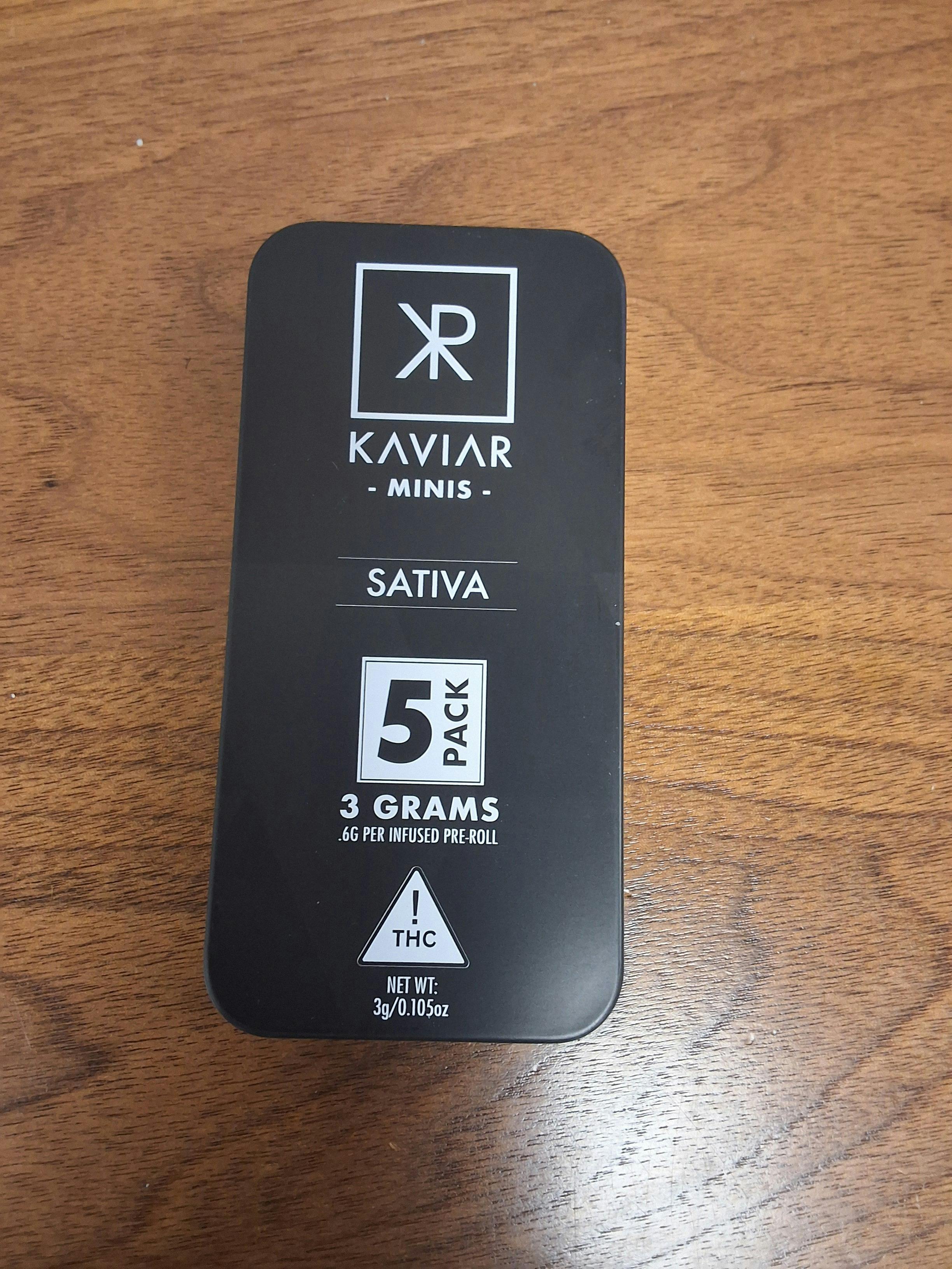 KAVIAR - 5PK - .6g - Orange Runtz x Black Runtz (Sativa)