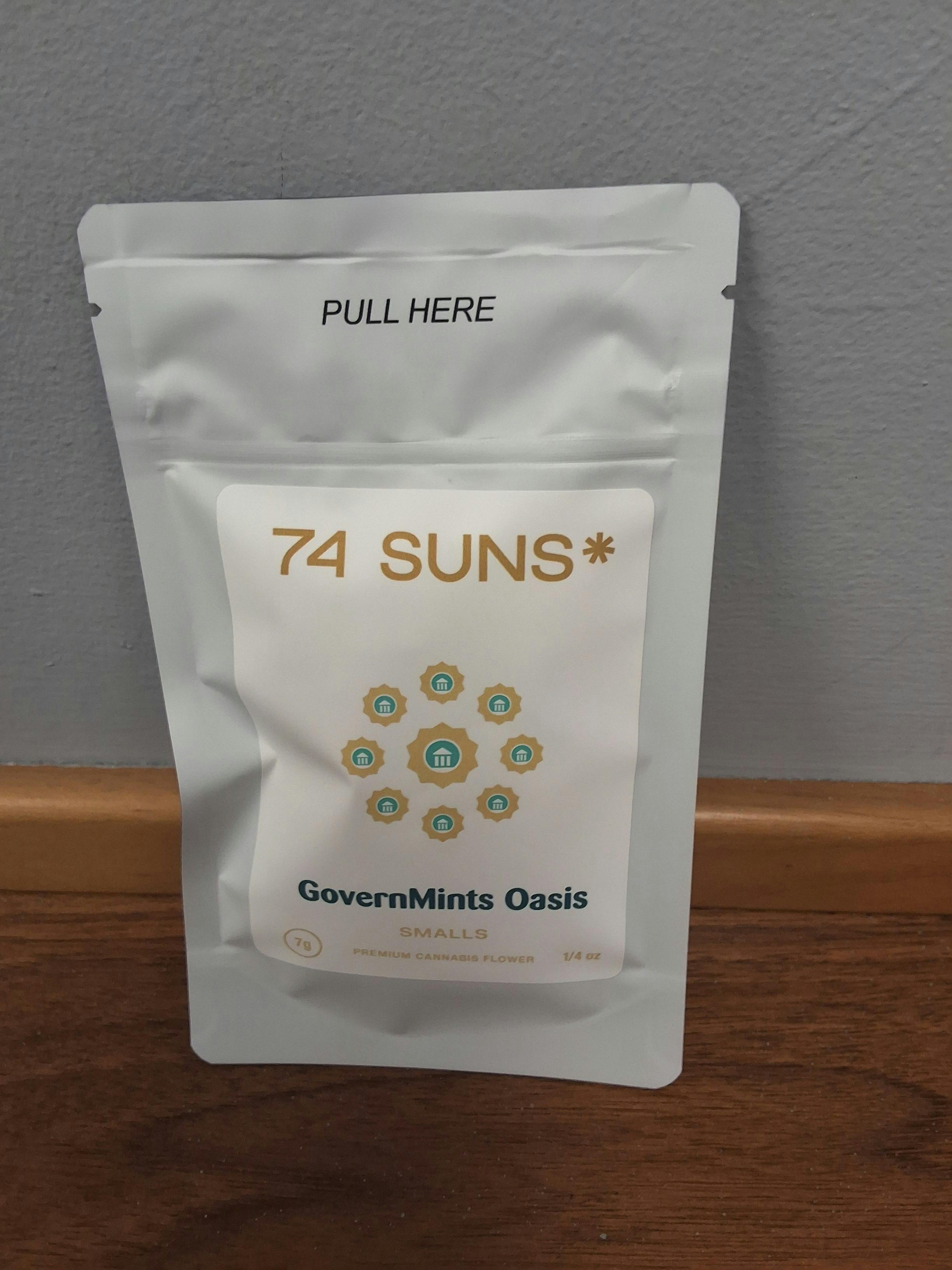 GovernMints Oasis 7g Smalls - 25%THC 3.2%TERP - 74 SUNS - HYBRID