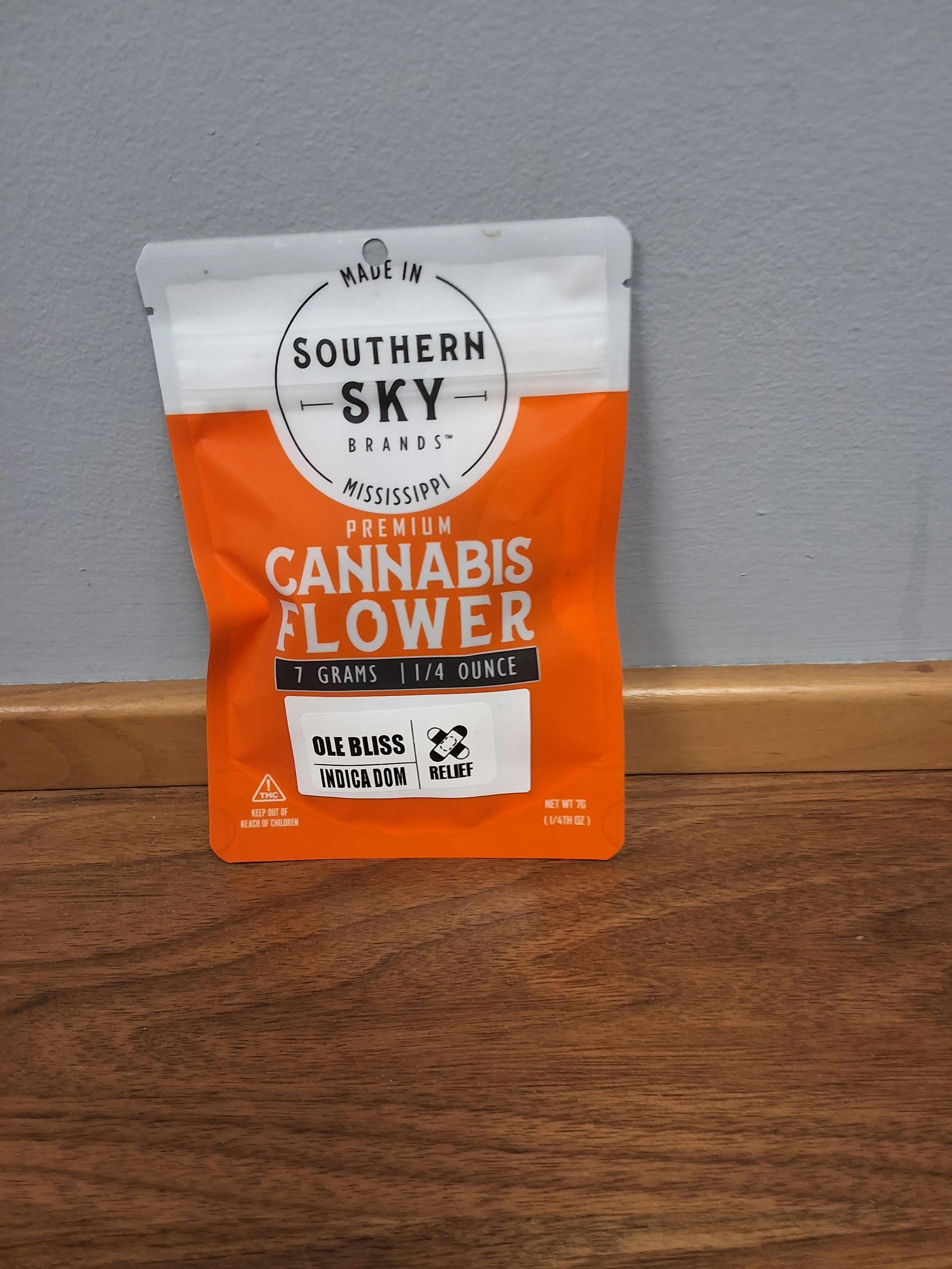 Ole Bliss 7g 29.4%THC 2.49%TERP - SOUTHERN SKY - INDICA DOM