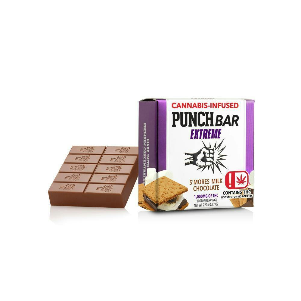 PUNCH BAR - 1000MG CHOCOLATE - S'MORES