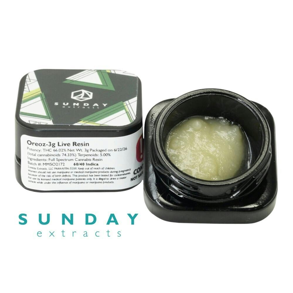 SUNDAY EXTRACTS 3G CONCENTRATE - OREOZ
