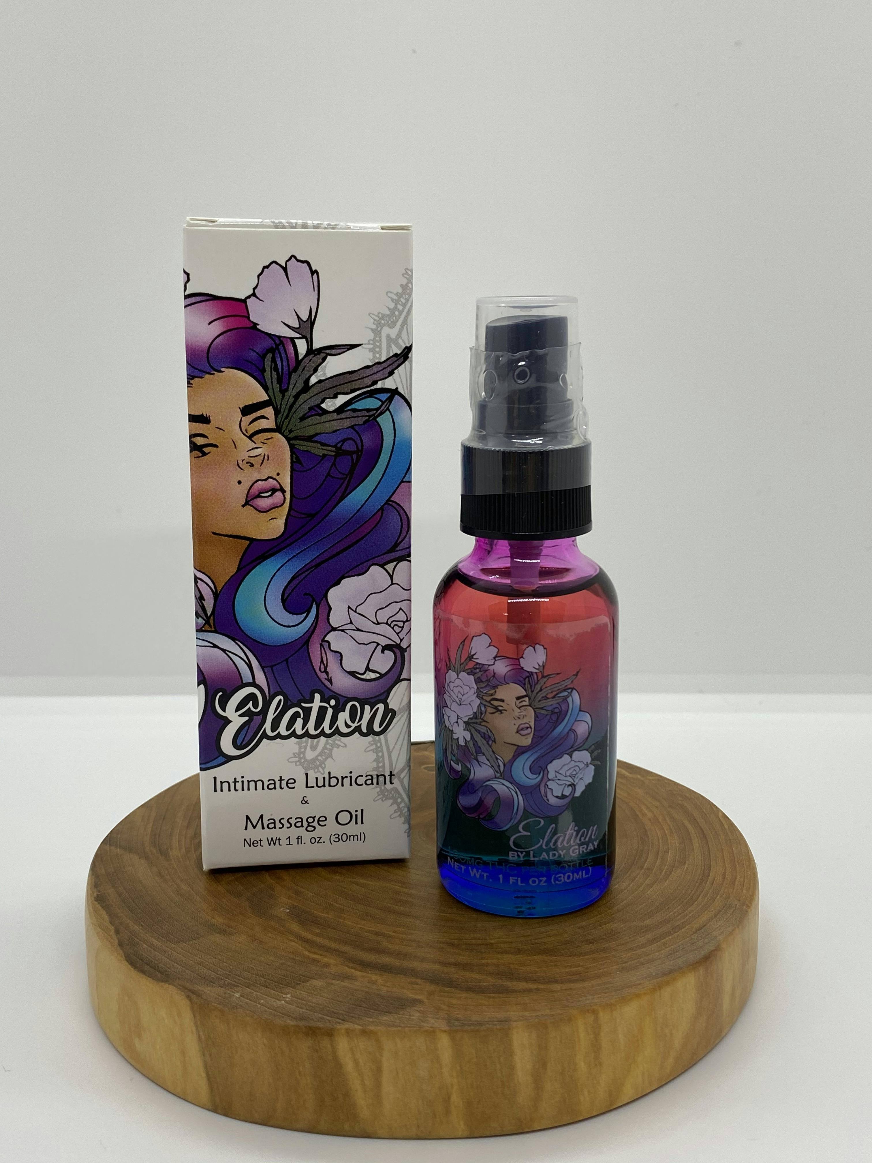 Lady Gray | Elation Intimate Lubricant & Massage Oil | 100mg