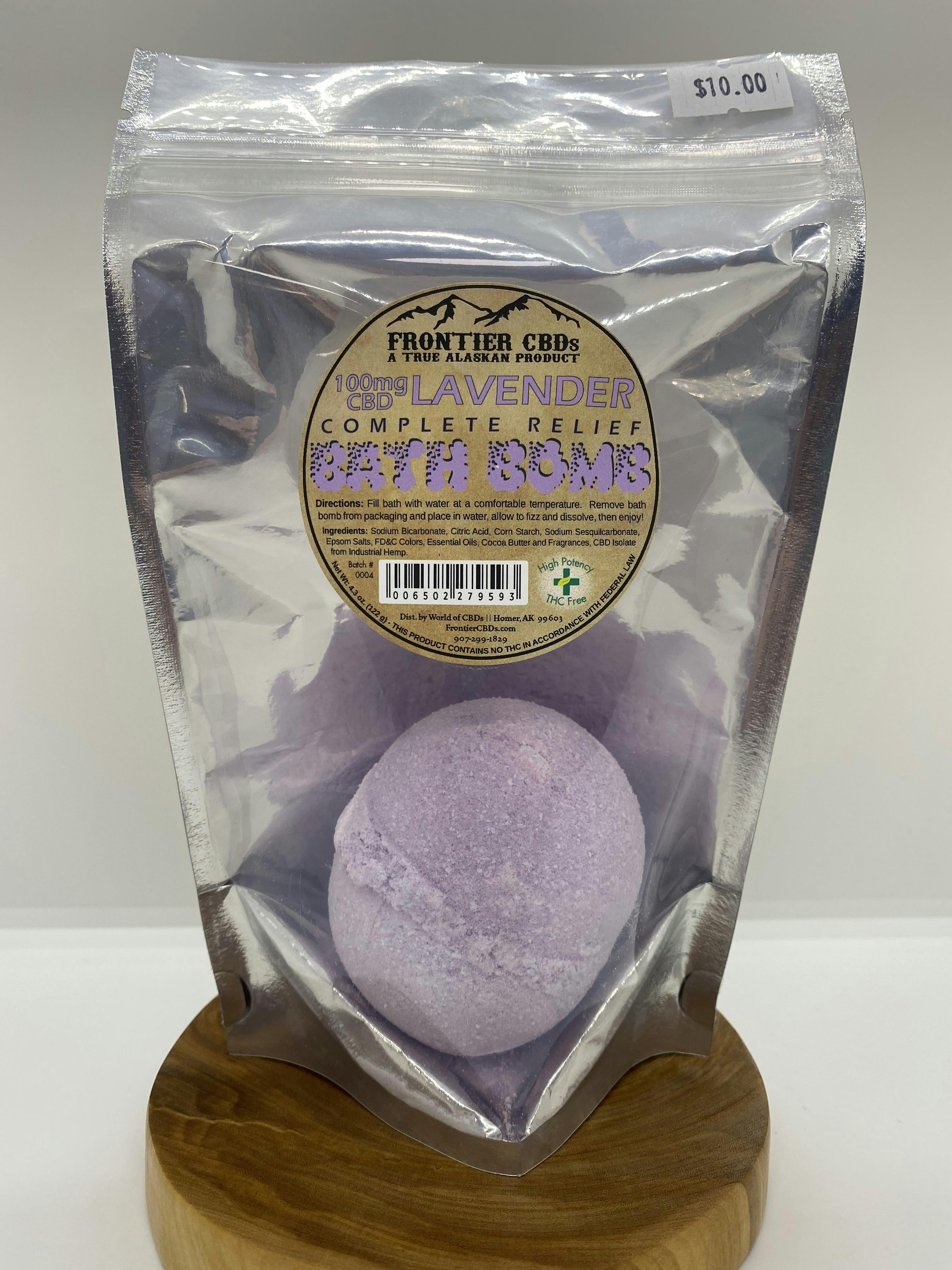 Lavender Bath Bomb | 100mg CBD