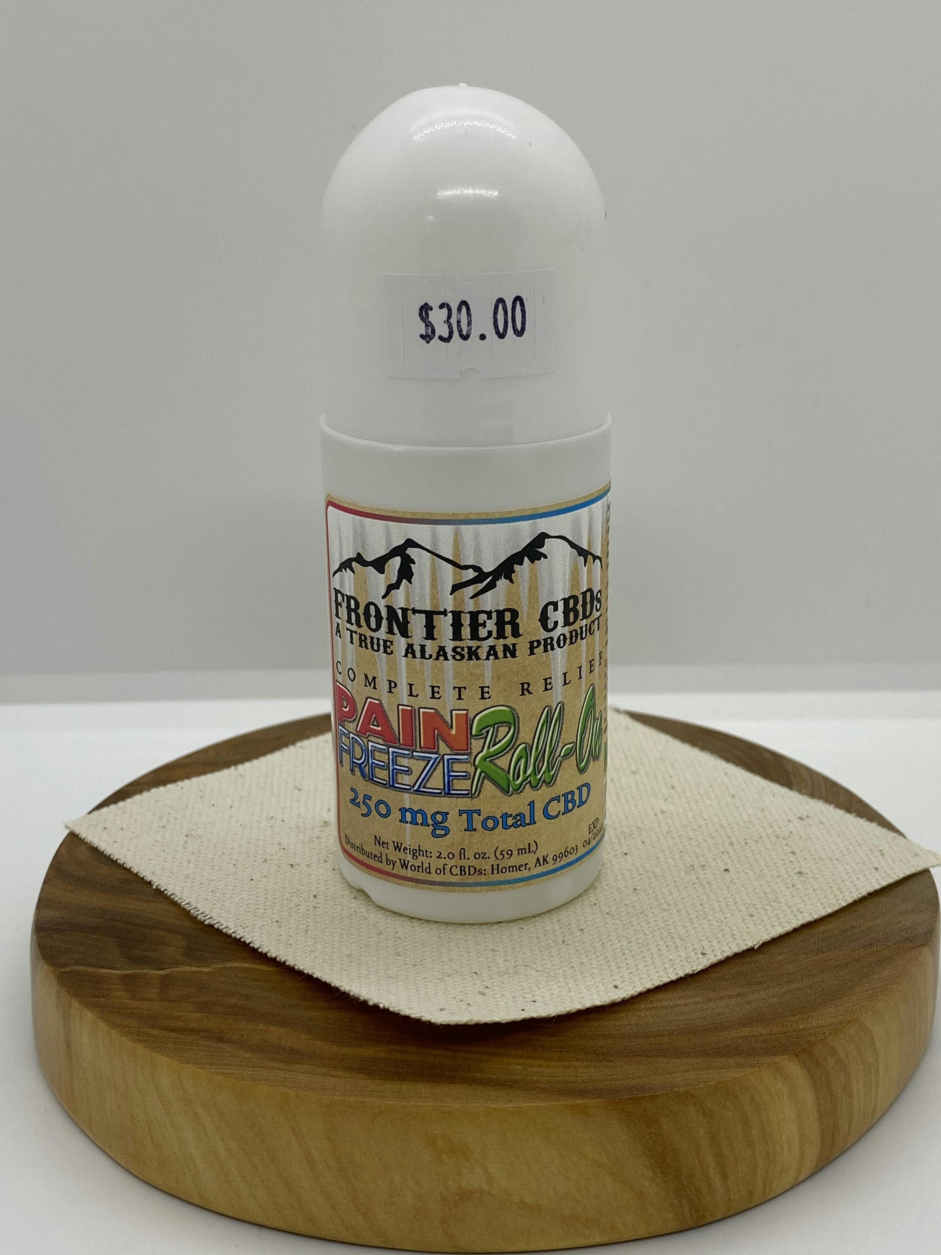 Frontier CBDs Pain Freeze Roll On | 250mg CBD