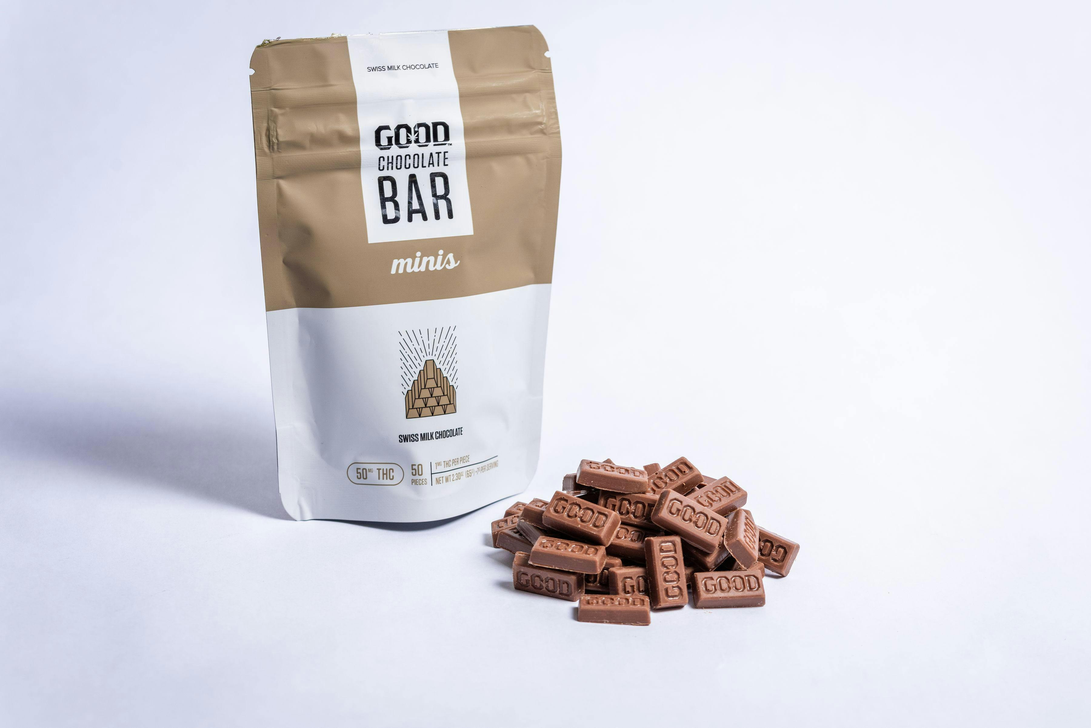 Good | Dark Chocolate Mini Bars HYBRID | 50mg 50 Pieces