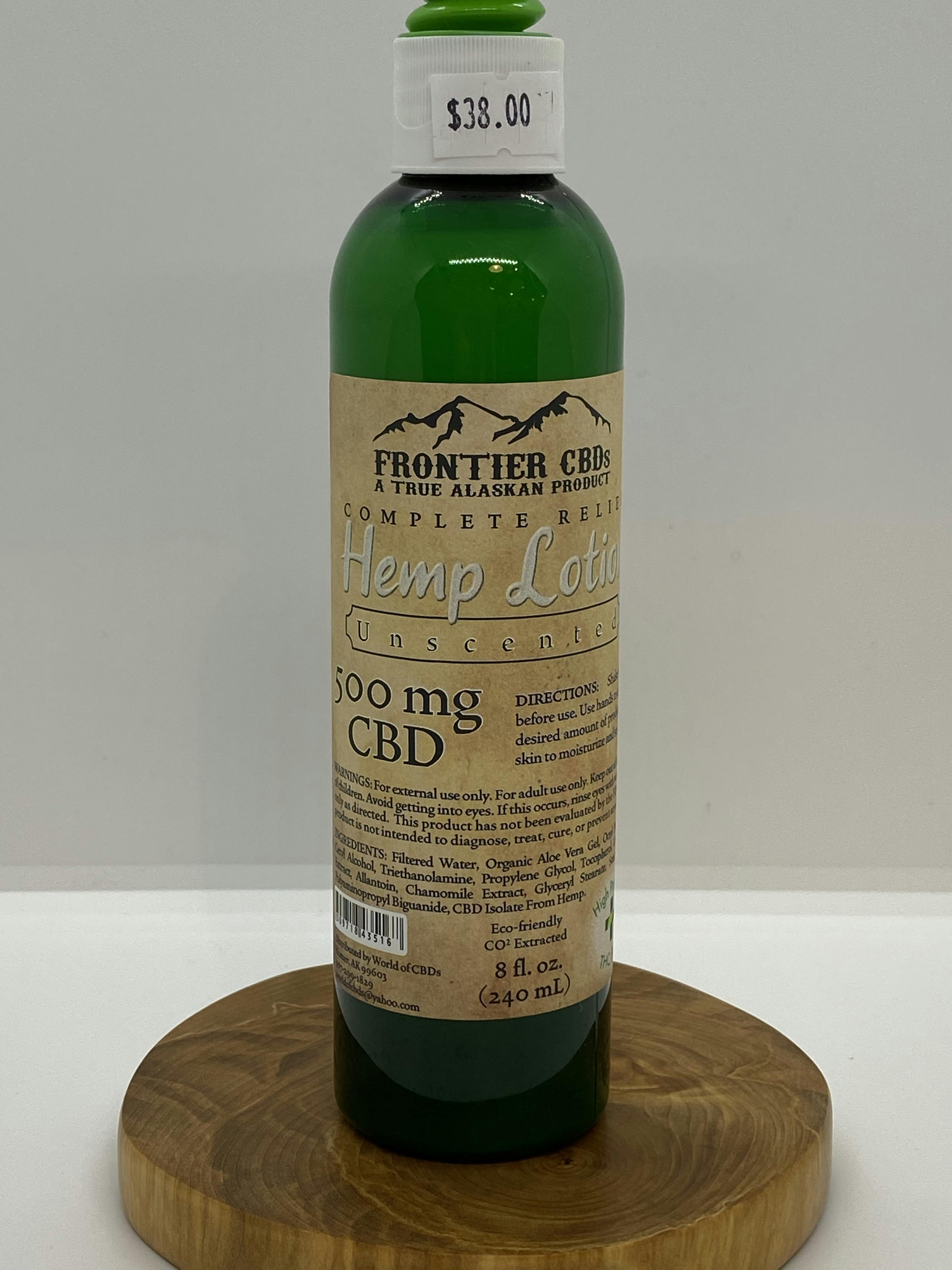 Hemp Lotion Unscented | 500mg CBD