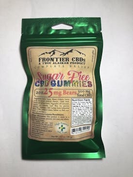 Frontier CBD's Sugar Free Bears 20ct 25mg | 500mg total