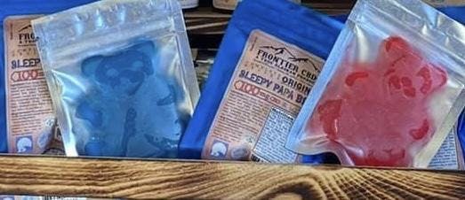 Frontier CBD | 5ct Sleepy Papa Bears 100mg CBD 50mg Melatonin | 500MG Total CBD