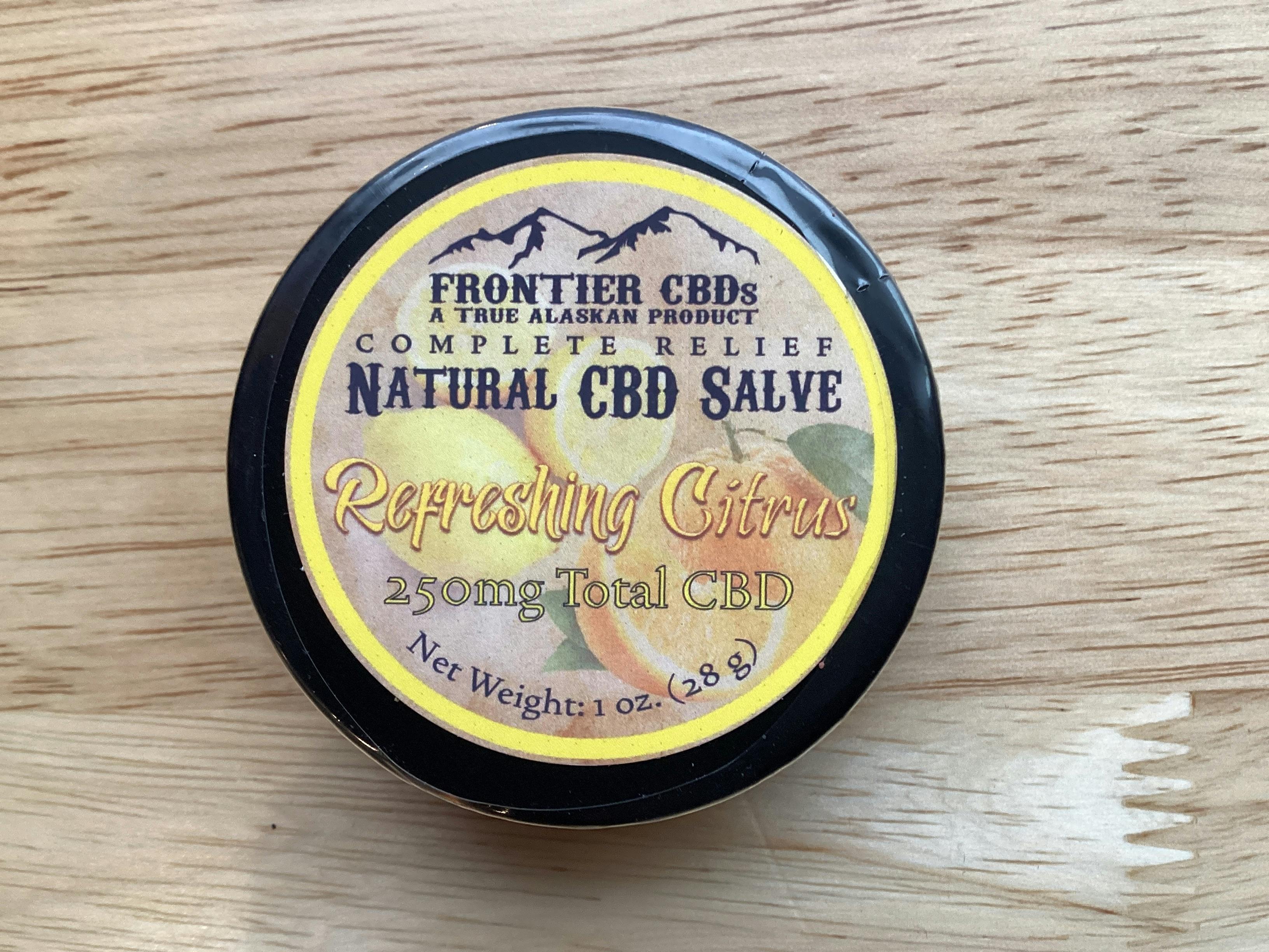 Frontier CBD | Refreshing Citrus Salve | 250mg