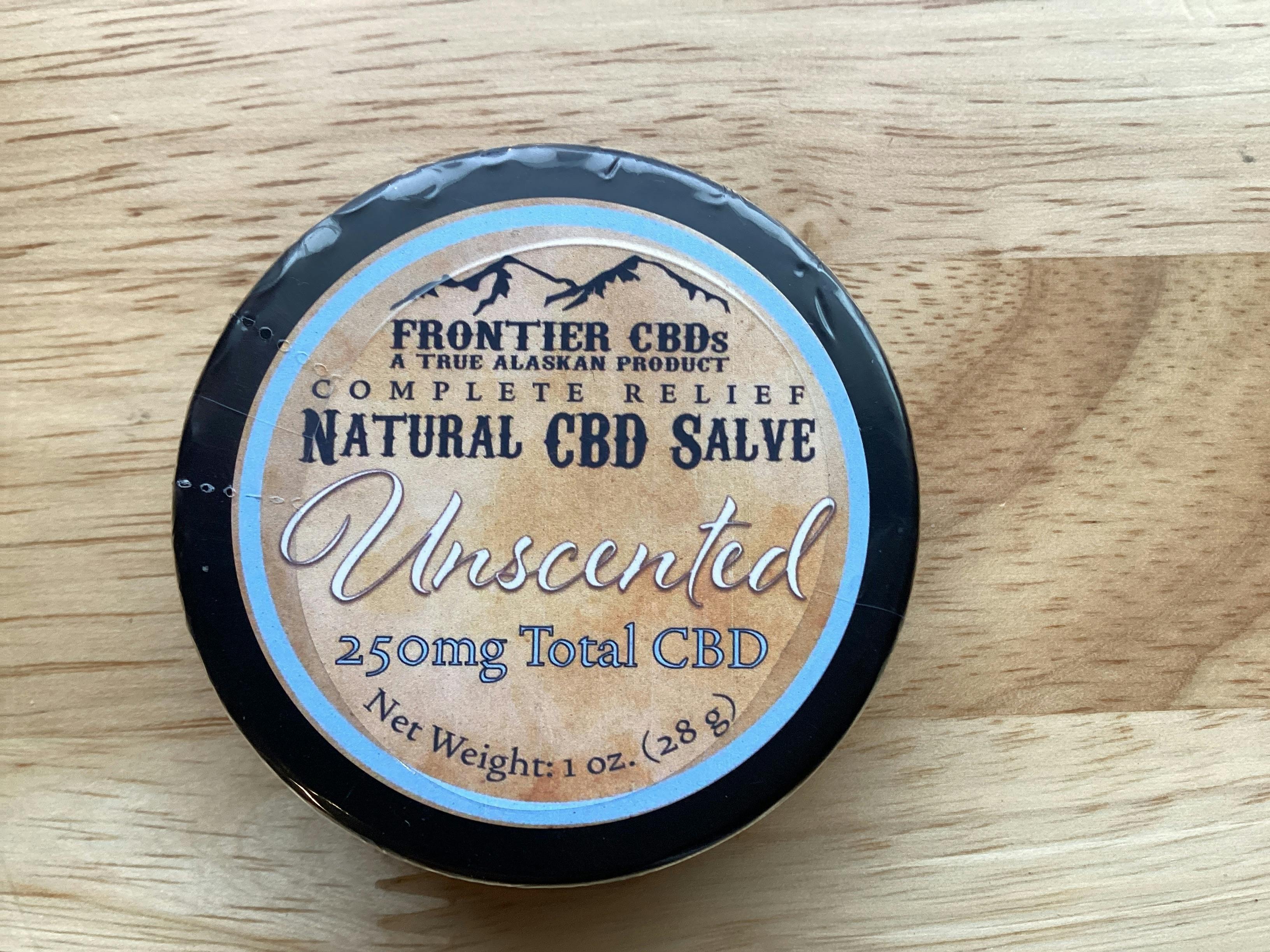 Frontier CBD | Unscented CBD Salve | 250mg