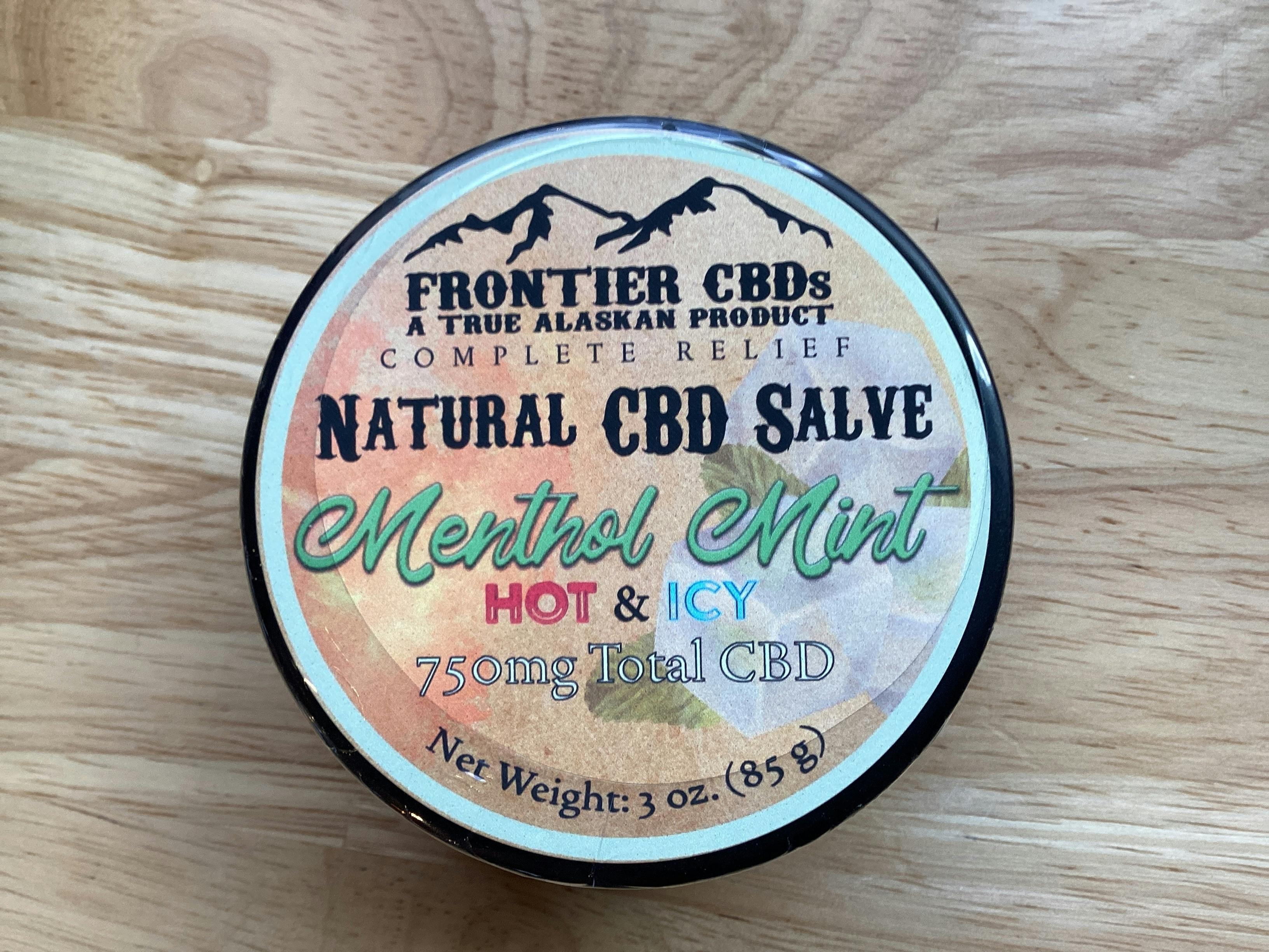 Frontier CBD | Menthol Mint Hot & Icy CBD Salve | 750mg