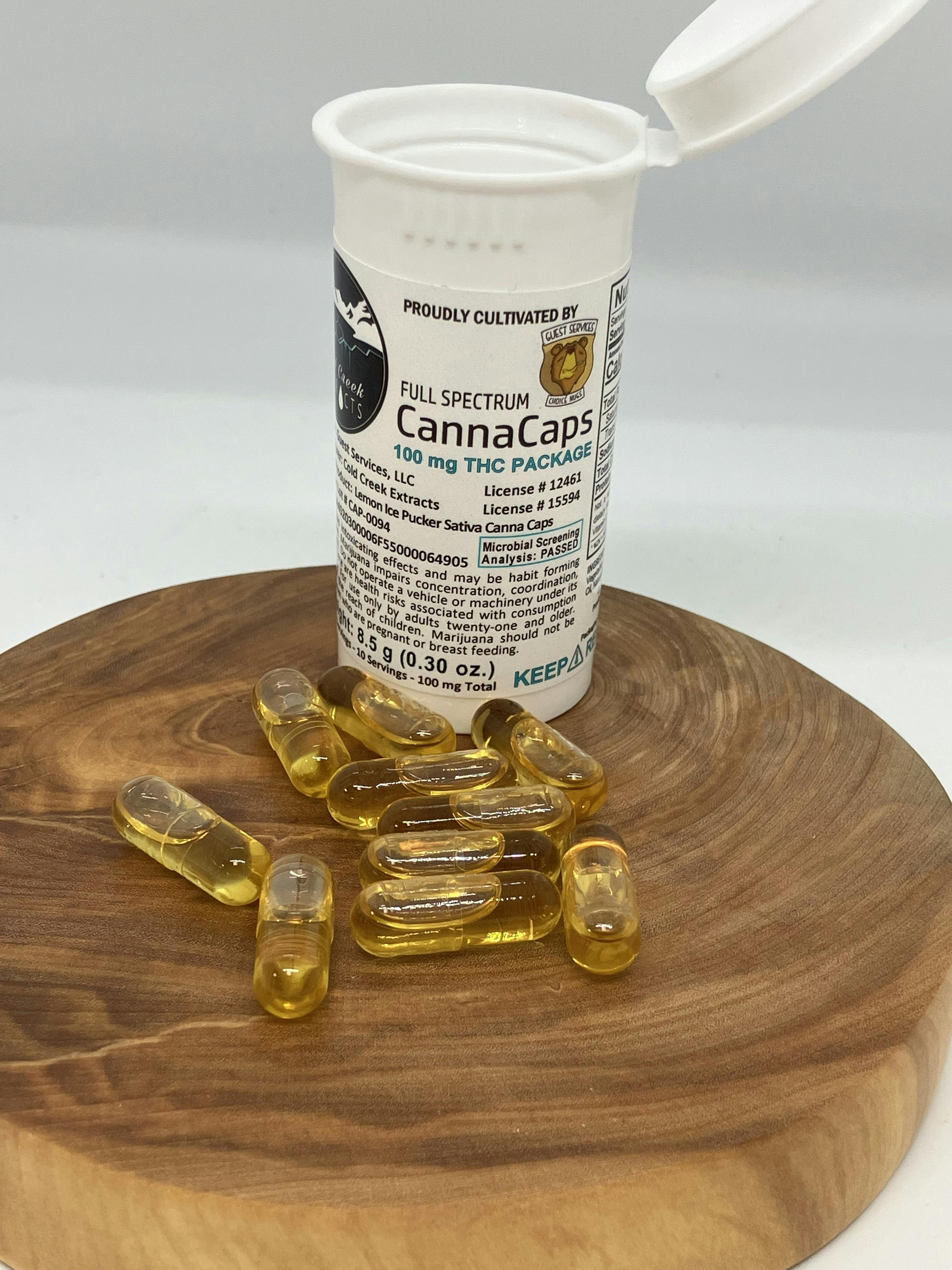 Cold Creek | CAP Junkie INDICA Cannacaps | 100mg