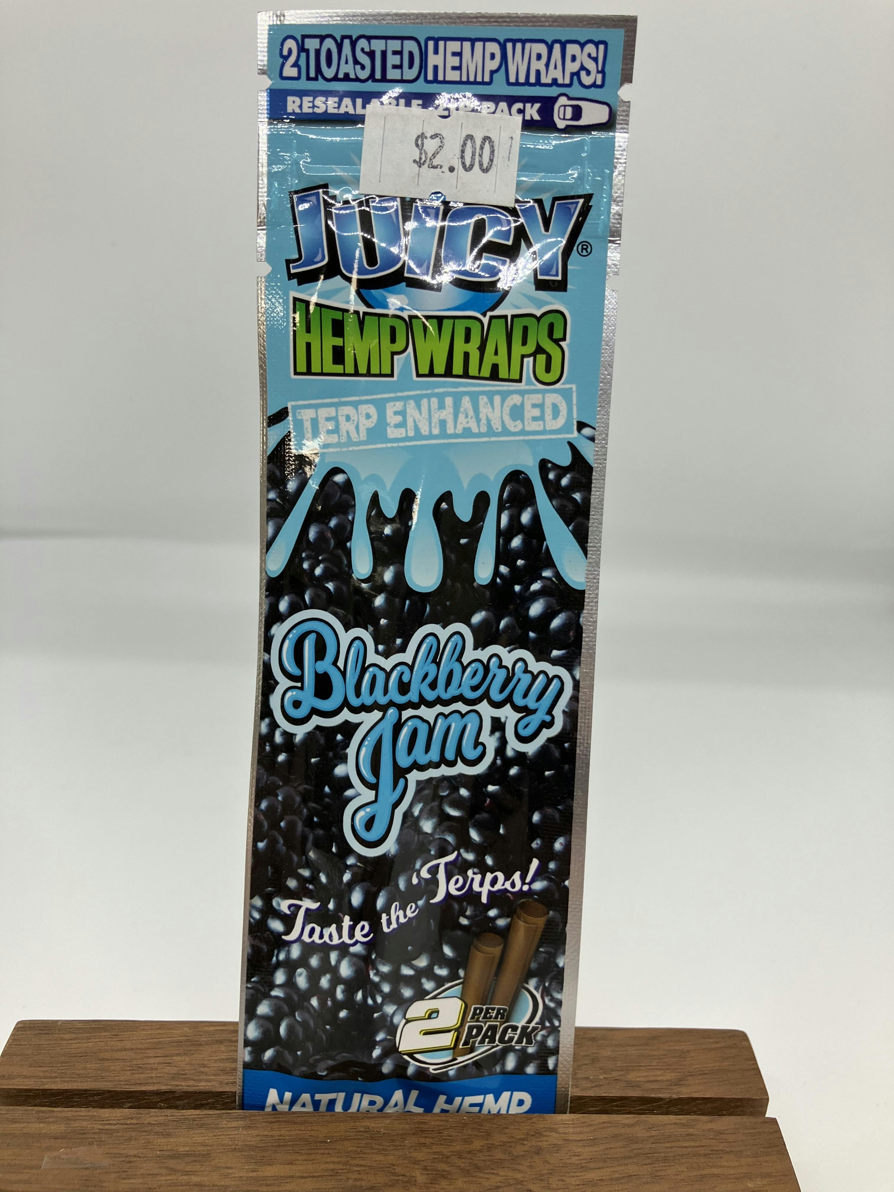 Juicy Hemp Wraps Blackberry Jam