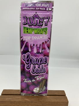 Juicy Hemp Wraps Grape Soda